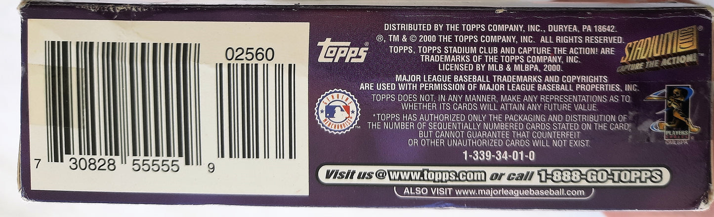 2000 Stadium Club Jeff Cirillo Milwaukee Brewers #81 Baseball-Karte TOPPS