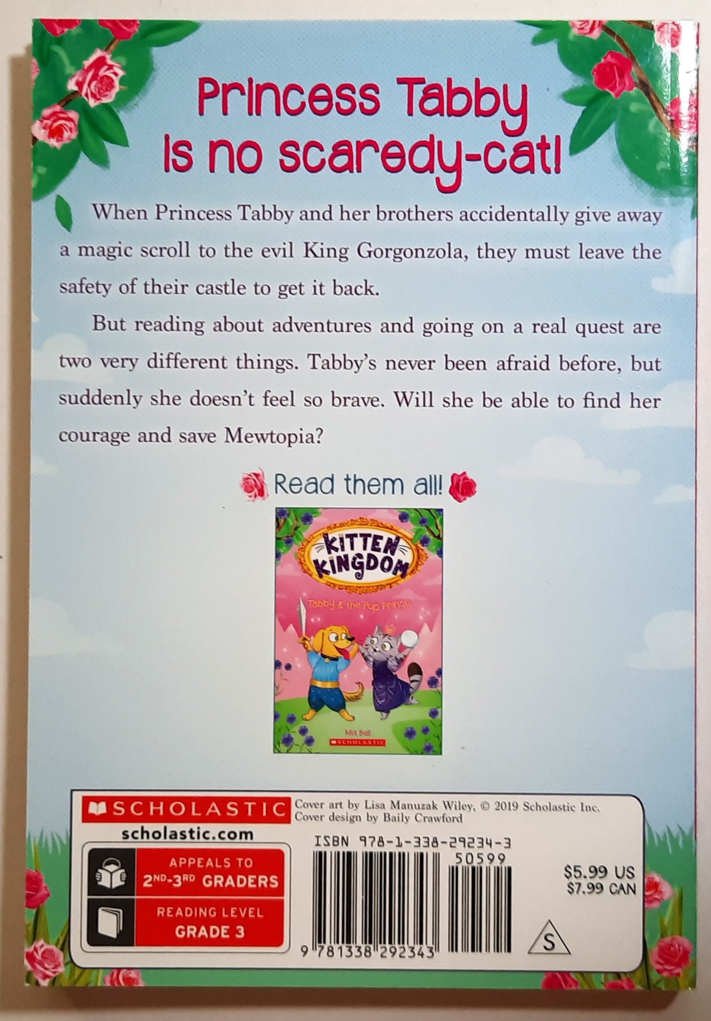 Tabby's First Quest #1 by Mia Bell (Kitten Kingdom, New, 2019, Pbk, 128 pages, Scholastic)