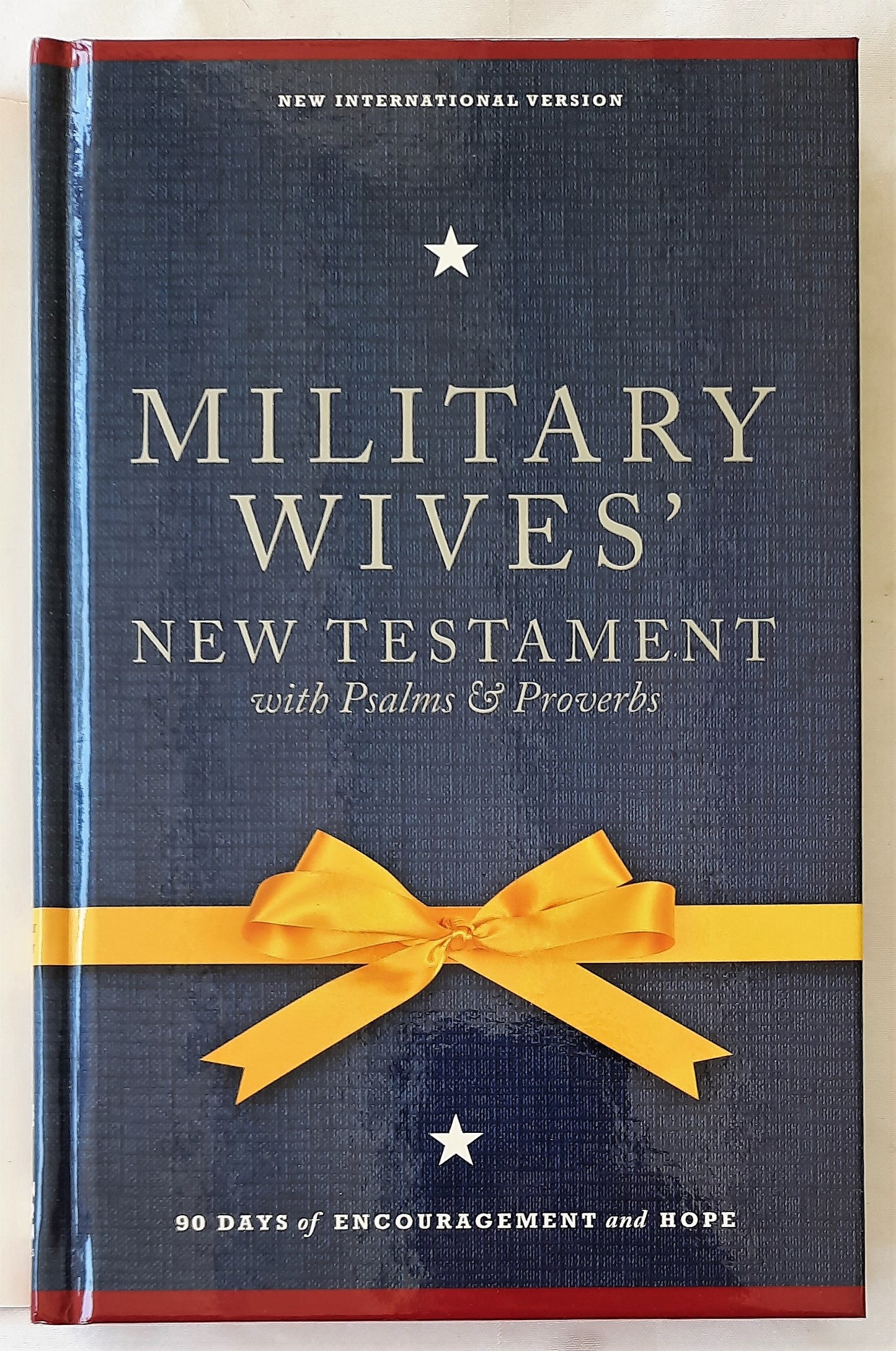 NIV Military Wives' New Testament With Psalms and Proverbs (New, 2012, HC, 525 pages, Zondervan)