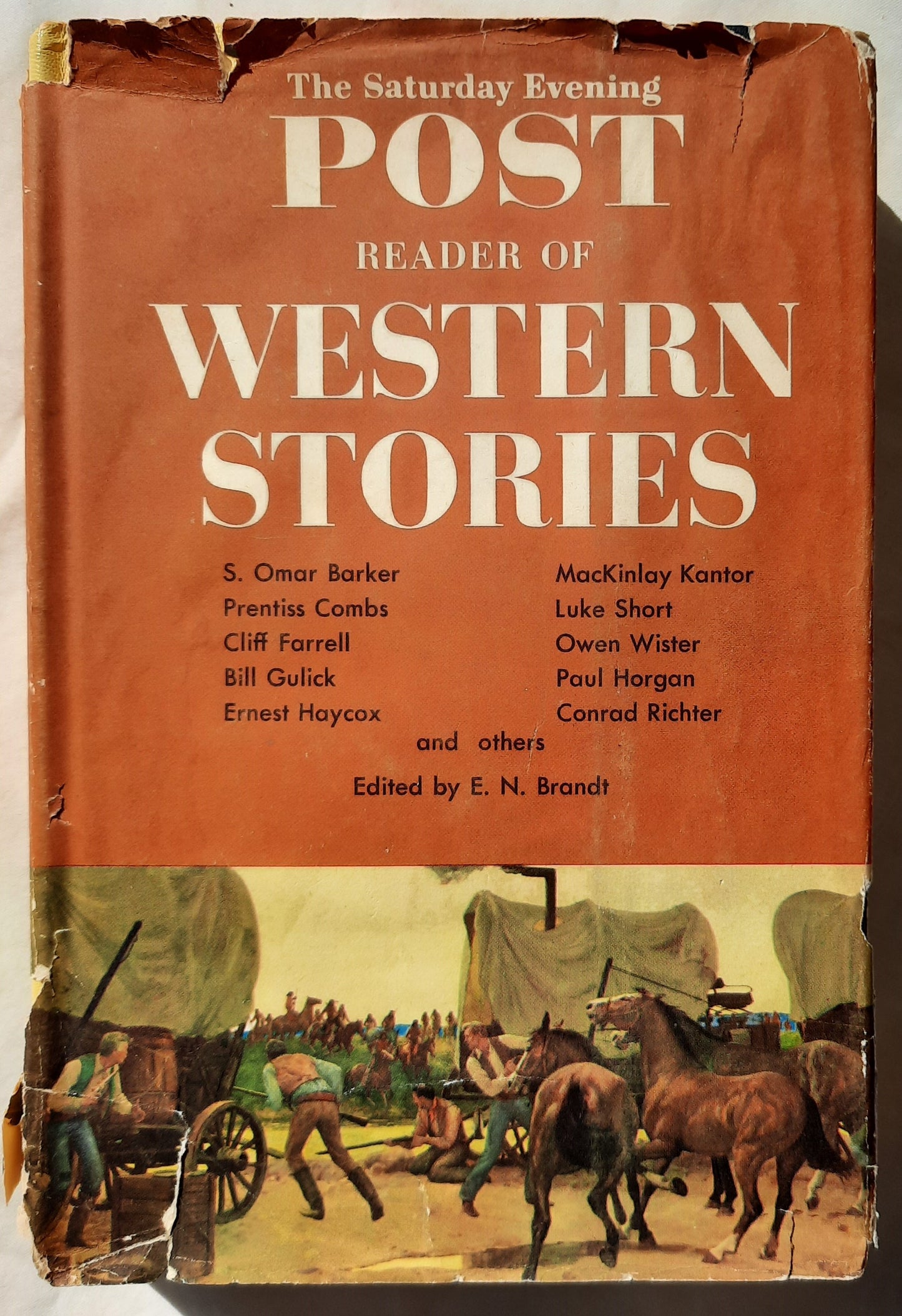 The Saturday Evening Post Reader of Western Stories edited by E.N. Brandt (Good, 1960, HC, The Curtis Publishing Co.)