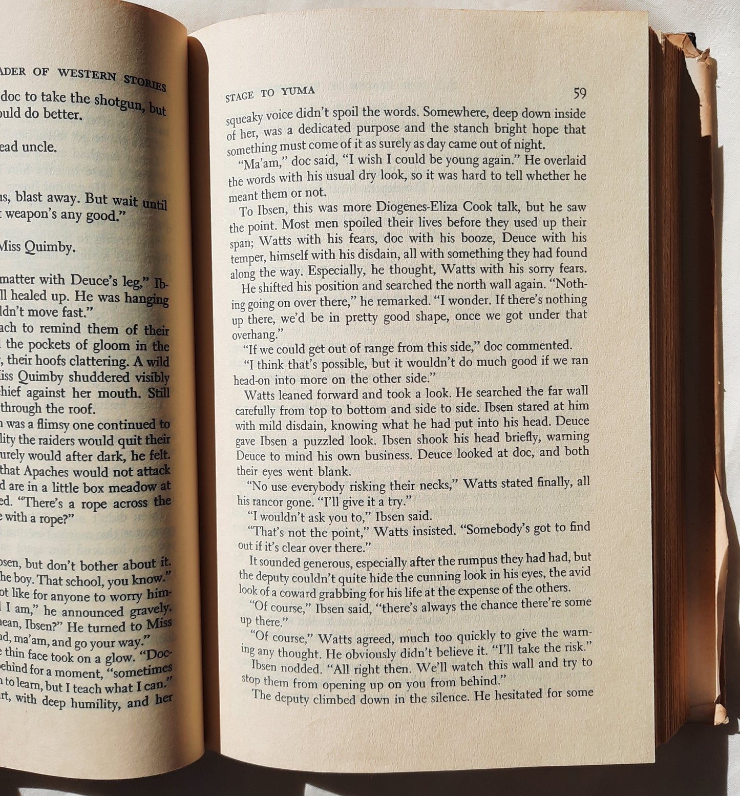 The Saturday Evening Post Reader of Western Stories edited by E.N. Brandt (Good, 1960, HC, The Curtis Publishing Co.)
