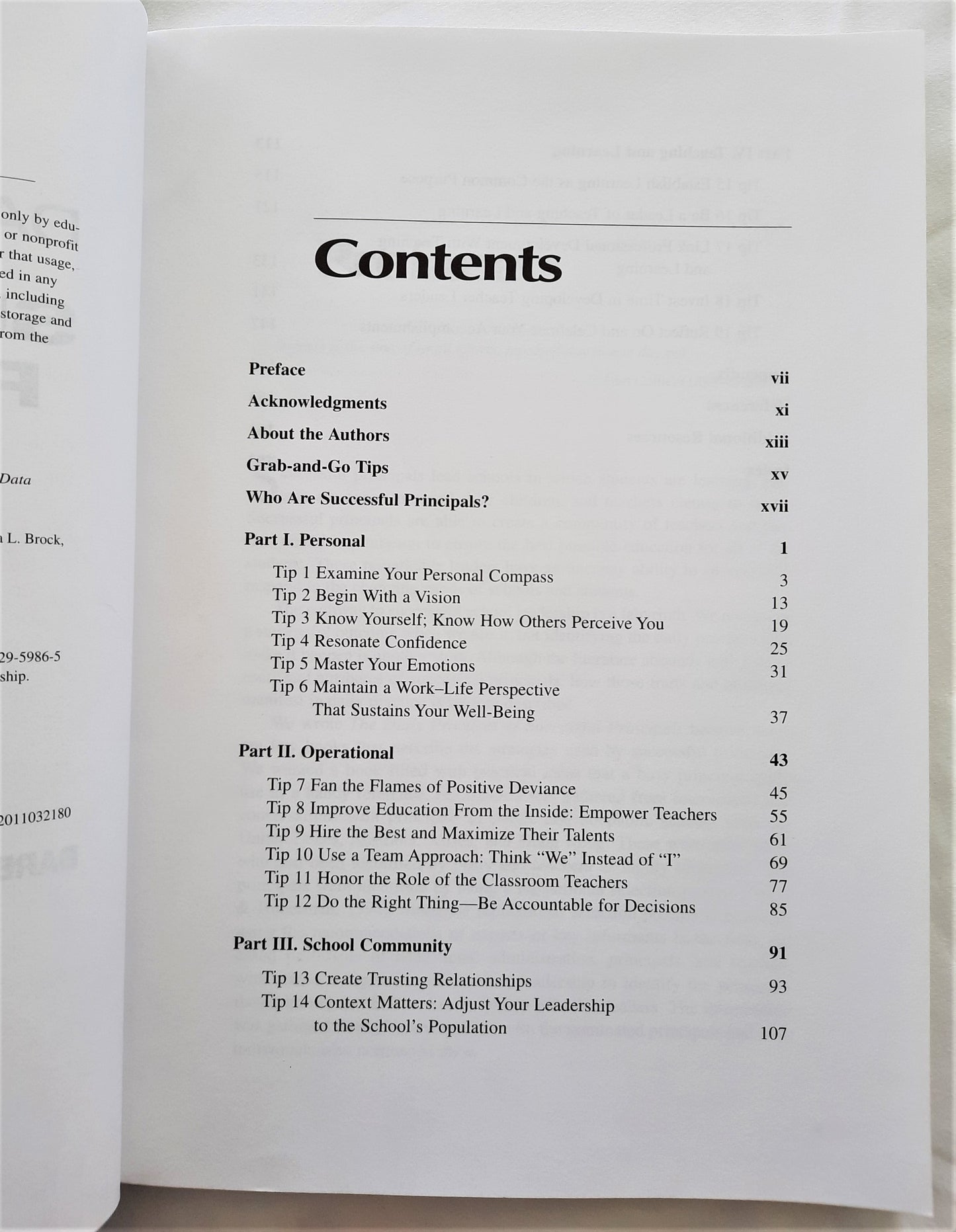 The Daily Practices of Successful Principals by Barbara Brock (Like new, 2011, Pbk, 192 pages, Corwin)