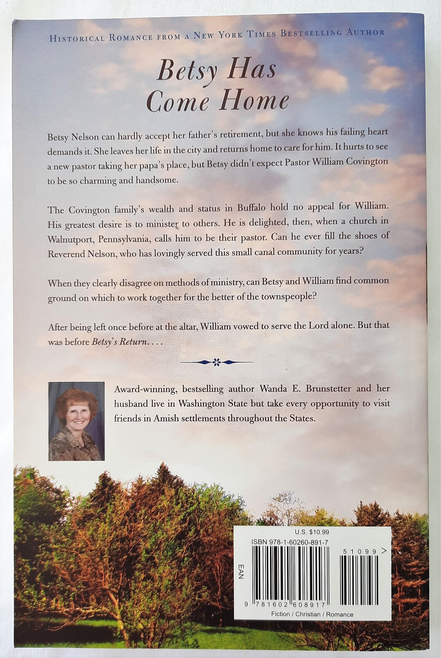 Betsy's Return #2 by Wanda E. Brunstetter (Brides of Lehigh, New, 2010, Pbk, 224 pages, Barbour)