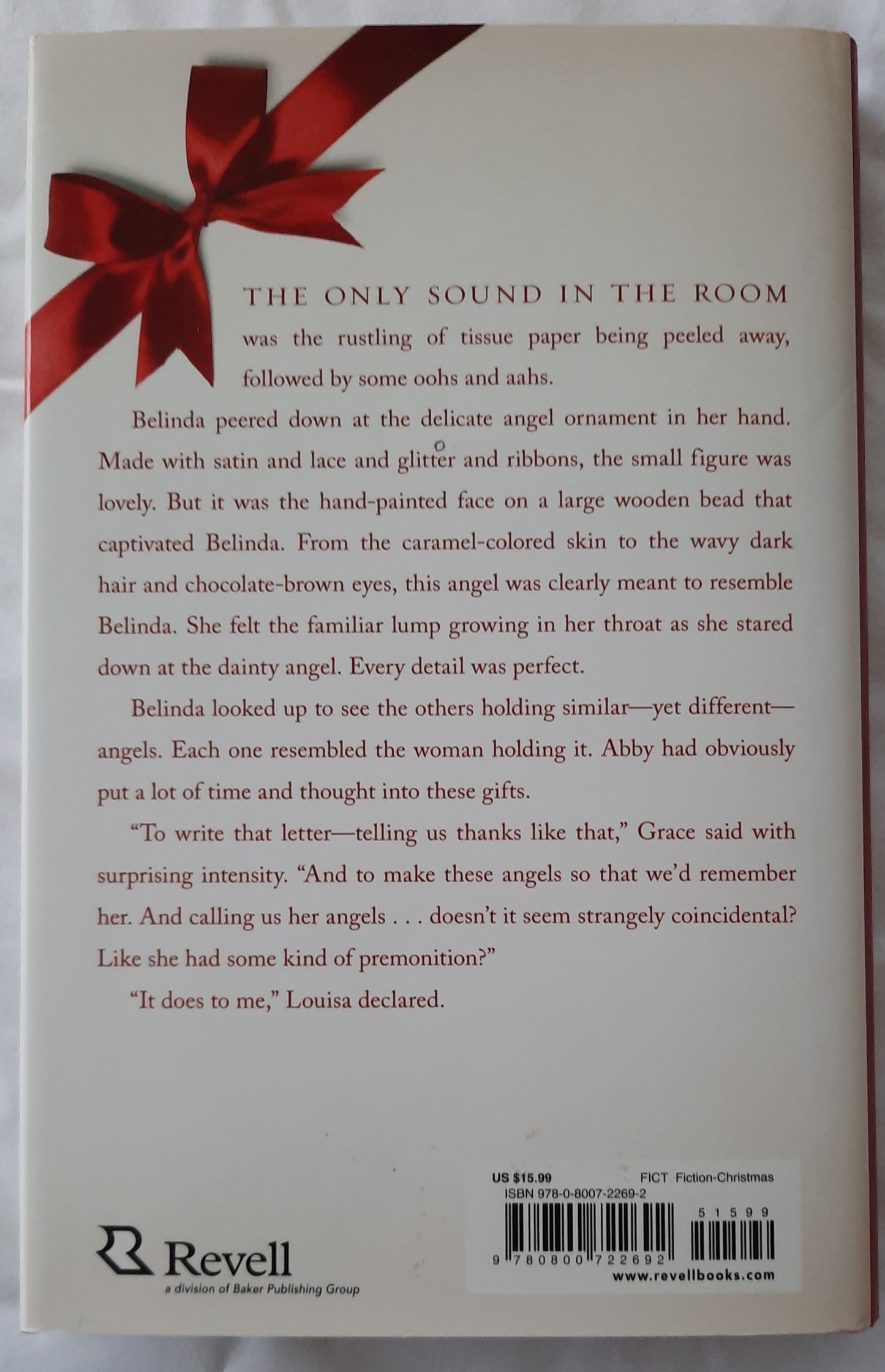 The Christmas Angel Project by Melody Carlson (New, HC, 2016, Revell, 166 pages)