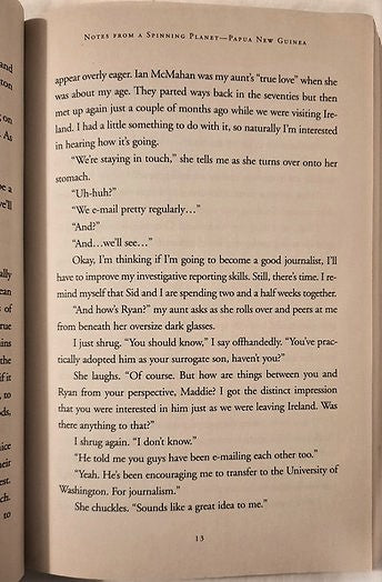 Notes From a Spinning Planet: Papua New Guinea #2 by Melody Carlson (Very good, 2007, Pbk, 231 pages, Waterbrook)