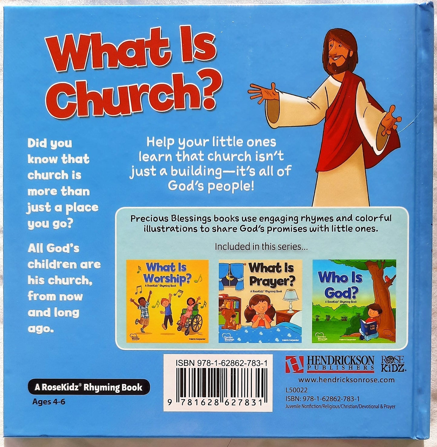 What Is Church? by Valerie Carpenter (New, 2019, HC, 32 pages, Tyndale Kids)