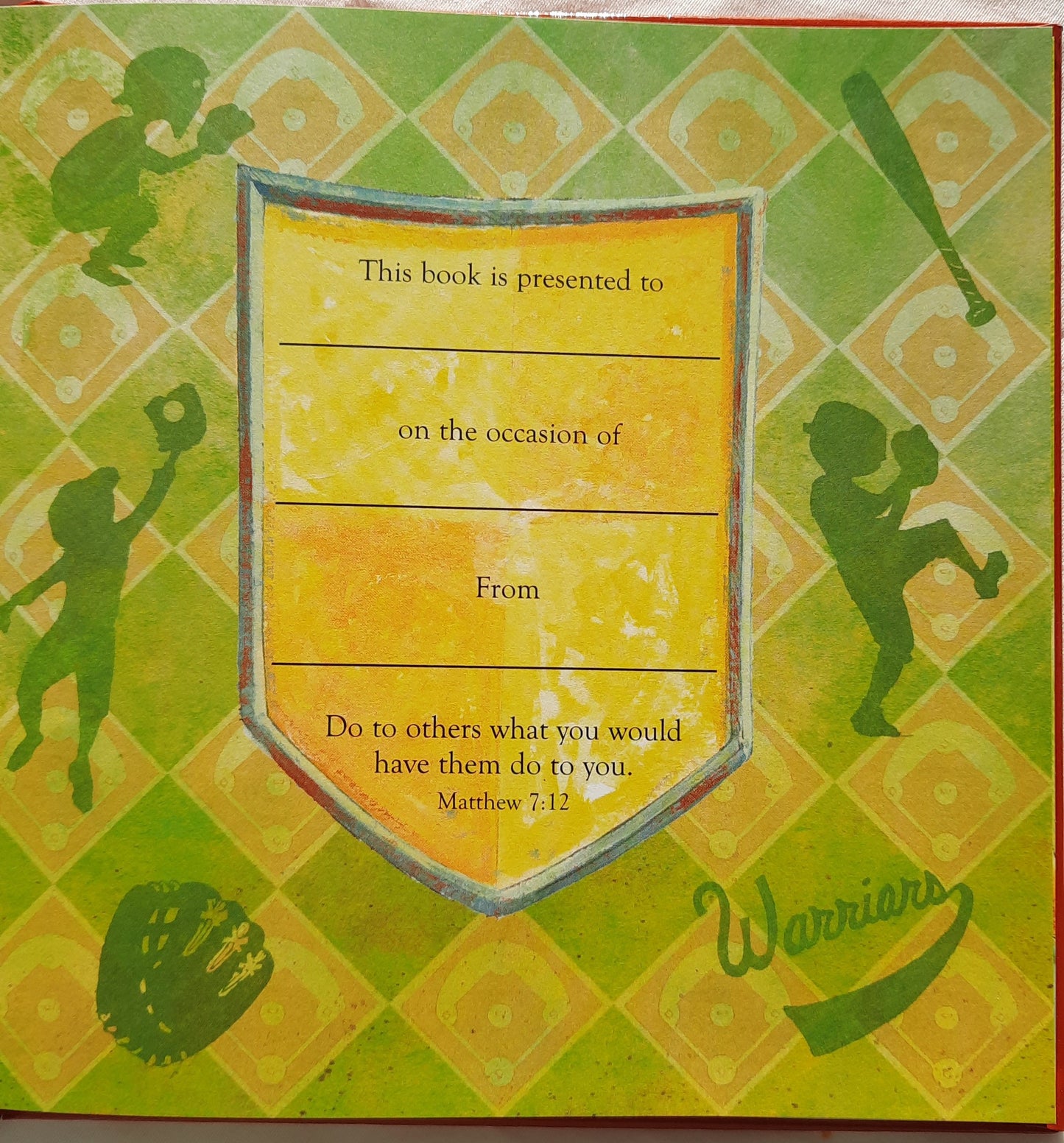 Good Manners for a Little Warrior by Kelly Chapman (New, 2011, HC, 32 pages, Harvest House)