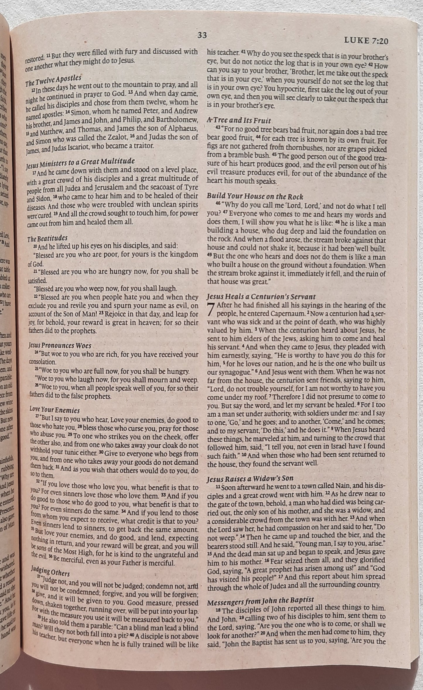ESV New Testament (New, 2016, Pbk, 160 pages, 7 pointt type, Crossway)