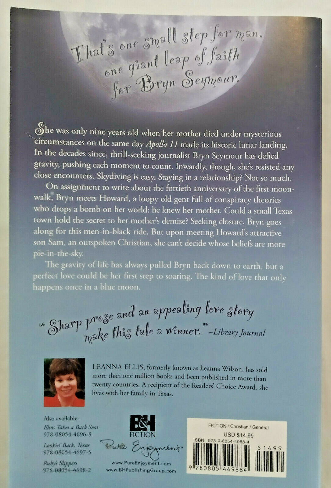 Once in a Blue Moon by Leanna Ellis (New w/damage, 308 pgs, Pbk, 2010, B&H)