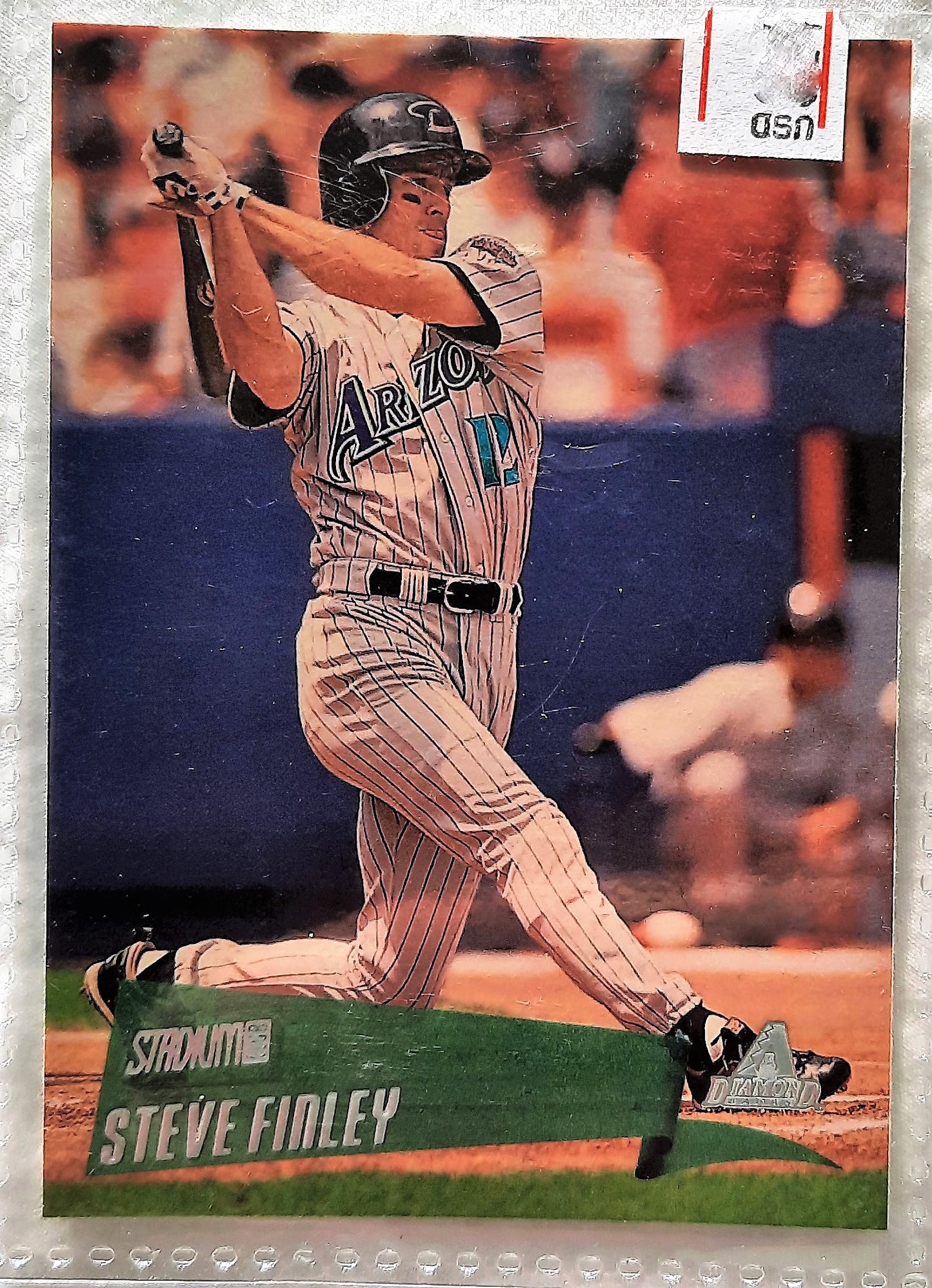 TOPPS 2000 Stadium Club Steve Finley Arizona Diamondbacks #170 Baseball Card TOPPS