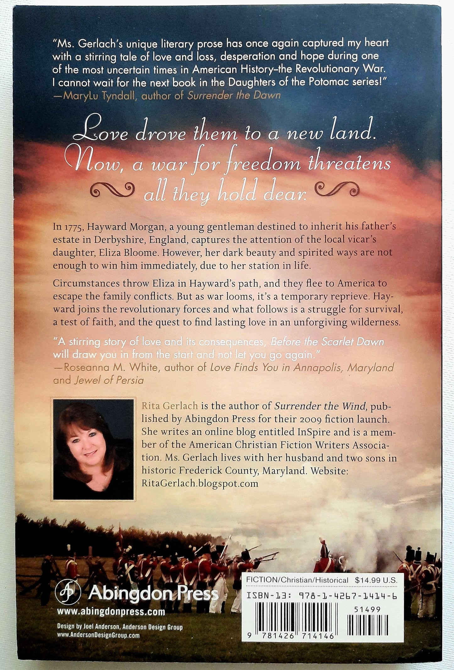 Before the Scarlet Dawn #1 by Rita Gerlach (Daughters of the Potomac, New, 2011, Pbk, 336 pages, Abingdon Press)