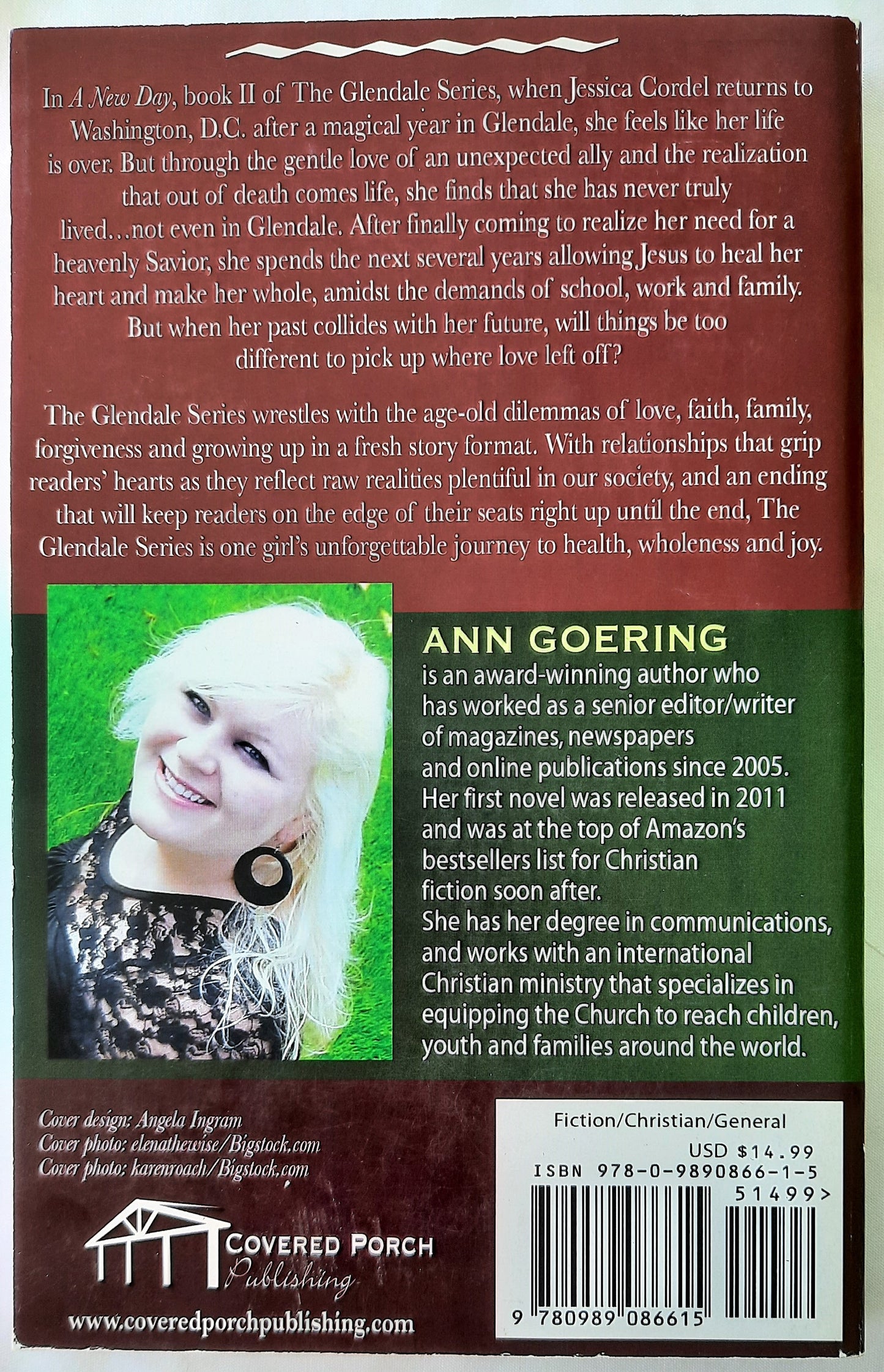 A New Day by Ann Goering (Glendale #2, Very good, 2013, Pbk, 232 pages, Covered Porch Publishing)