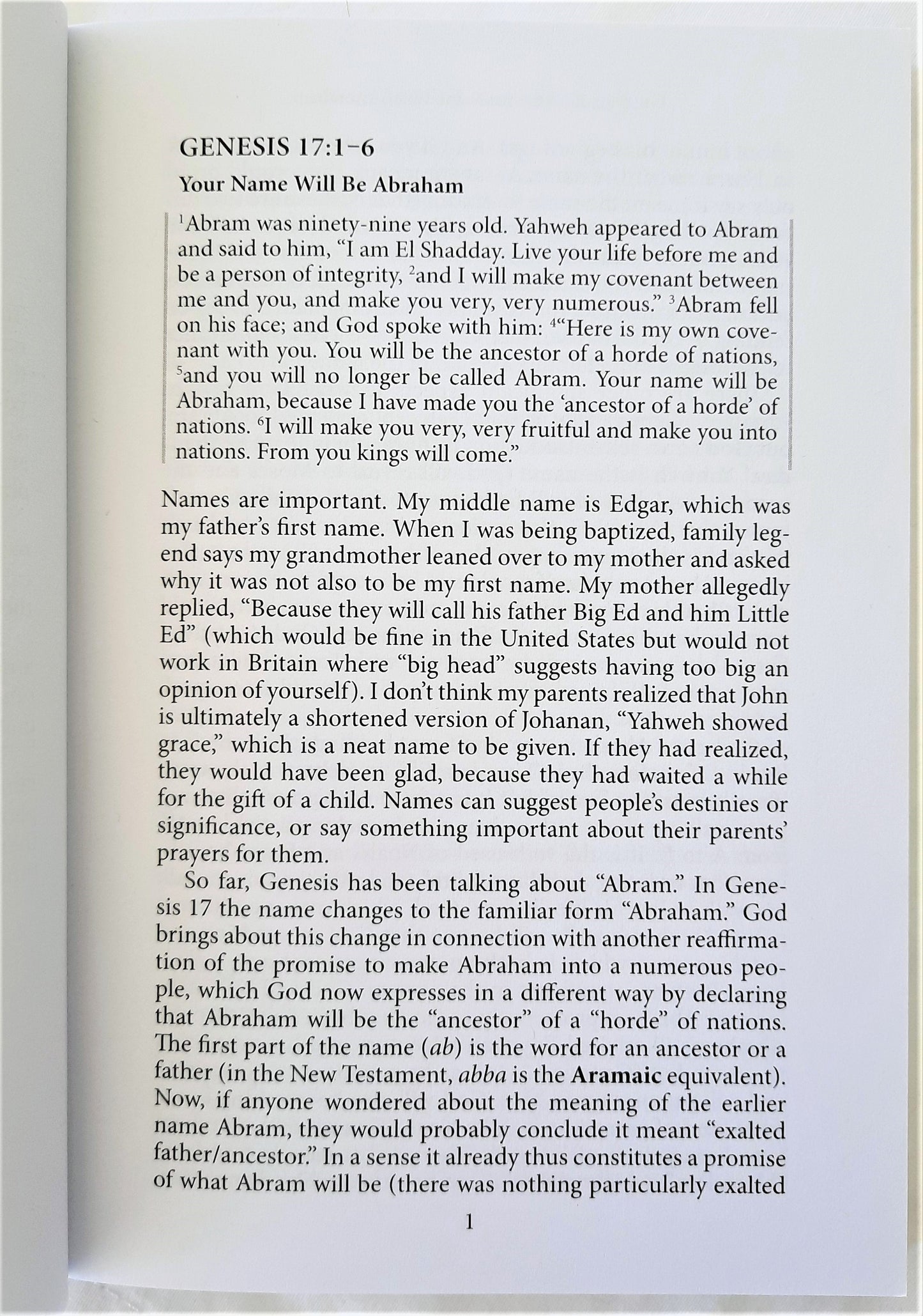 Genesis for Everyone Part Two Ch 17-50 by John Goldingay (Like new, 2010, Pbk, 186 pages, WJK Books)
