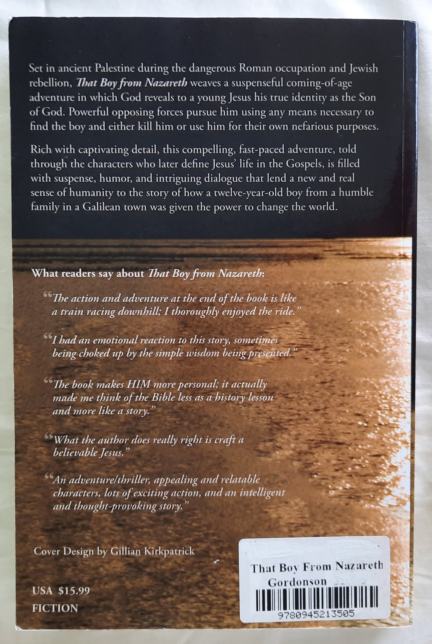 That Boy from Nazareth Joel Gordonson (New, Pbk, 2015, 351 pages, Rudi Publishing)