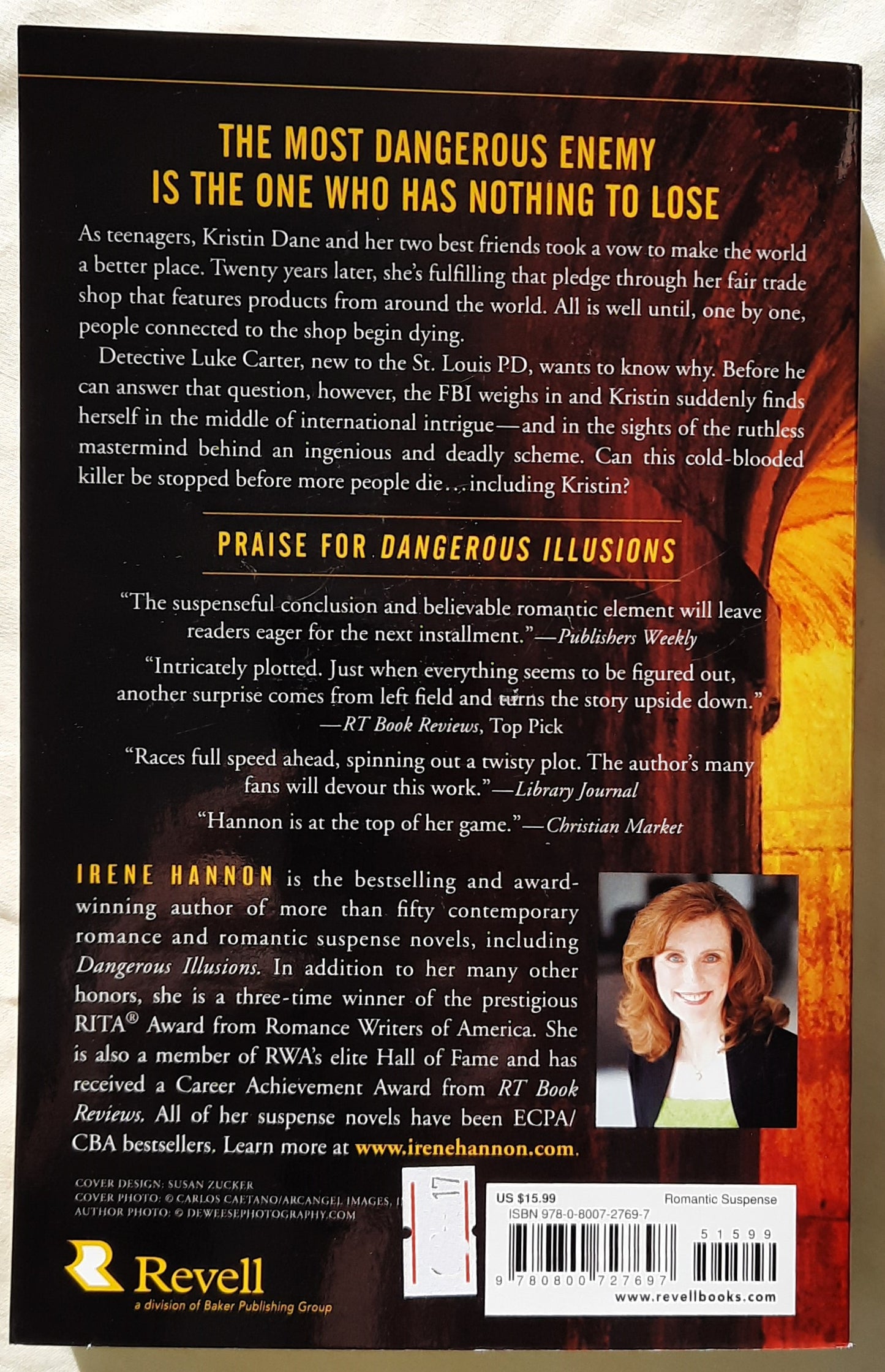 Hidden Peril #2 by Irene Hannon (New, 2018, Pbk, 400 pages, Code of Honor series, Revell)
