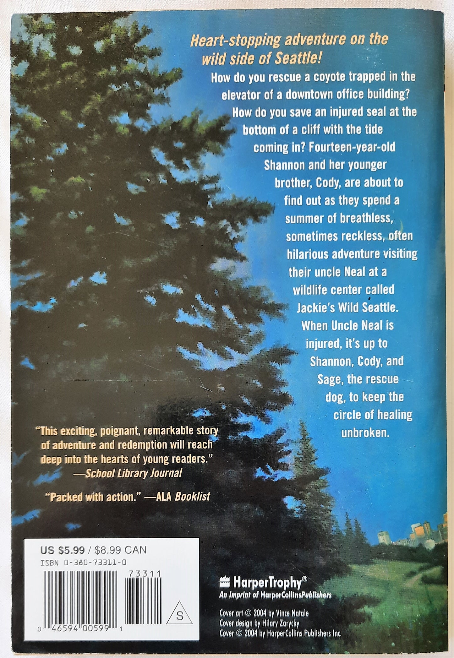 Jackie's Wild Seattle by Will Hobbs (Very good, 2003, Pbk, 203 pages, HarperTrophy)