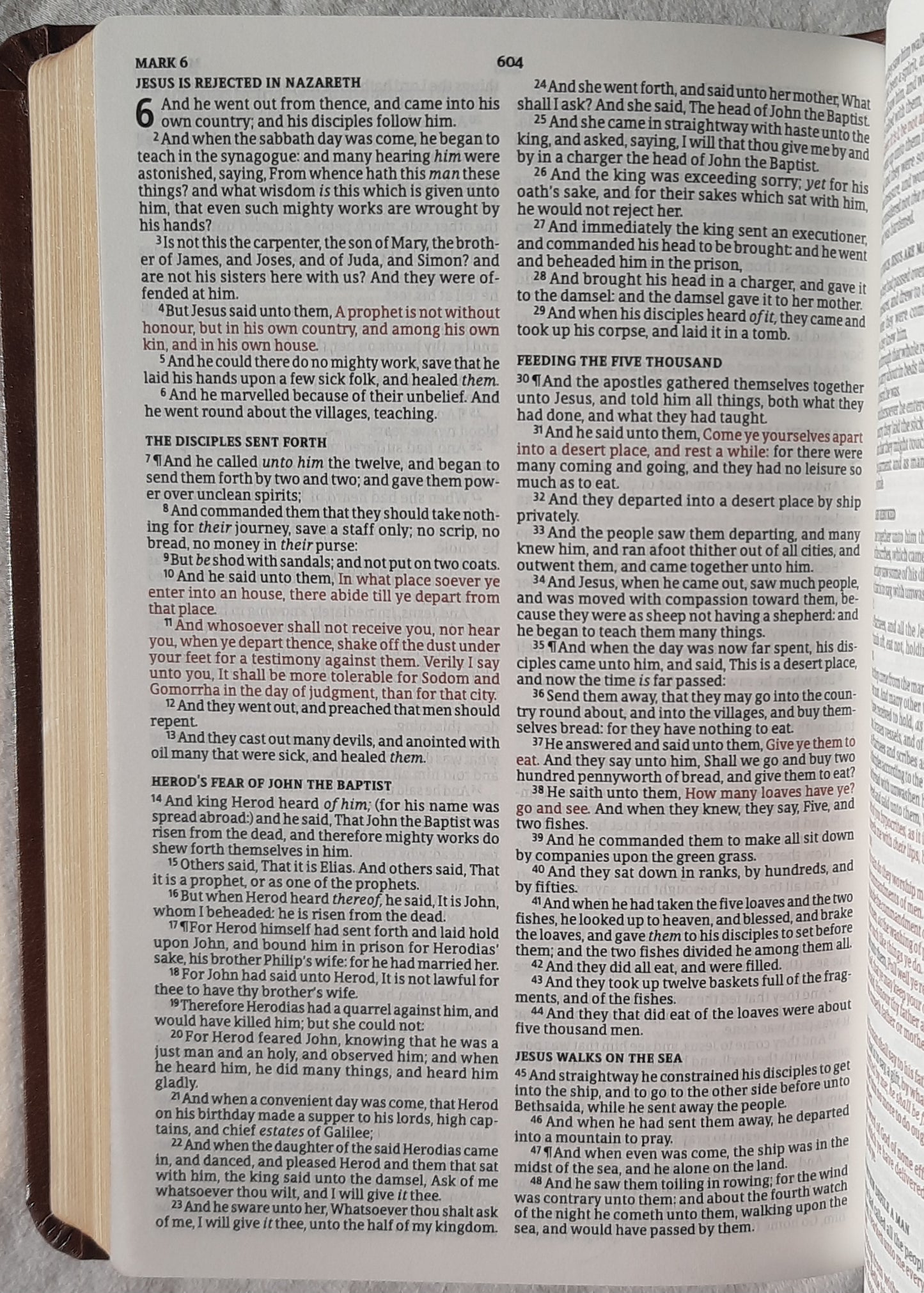 KJV Compact Value Edition Bible (New, 2019, Brown LeatherTouch, 768 pages, Holman)