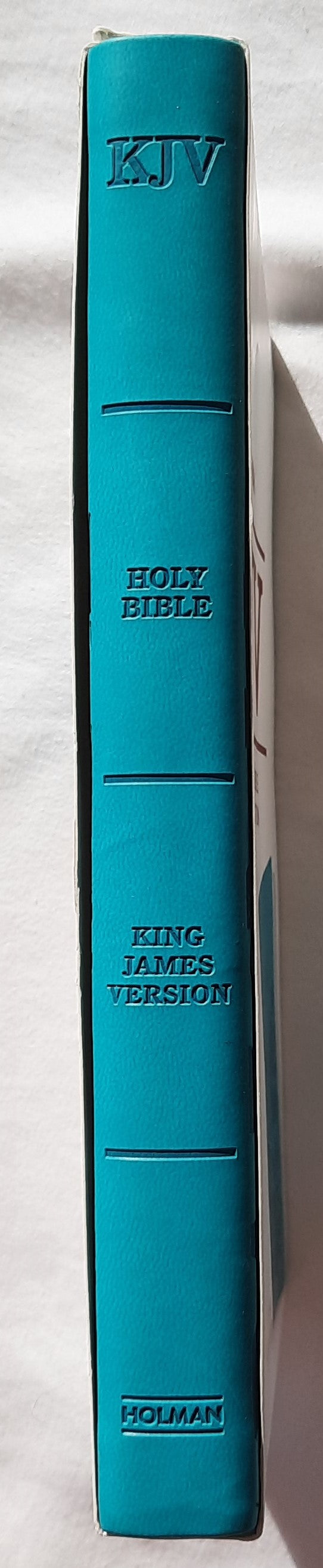 KJV Thinline Bible Value Edition (New, 2022, Teal Leathertouch, 1056 pages, Holman)