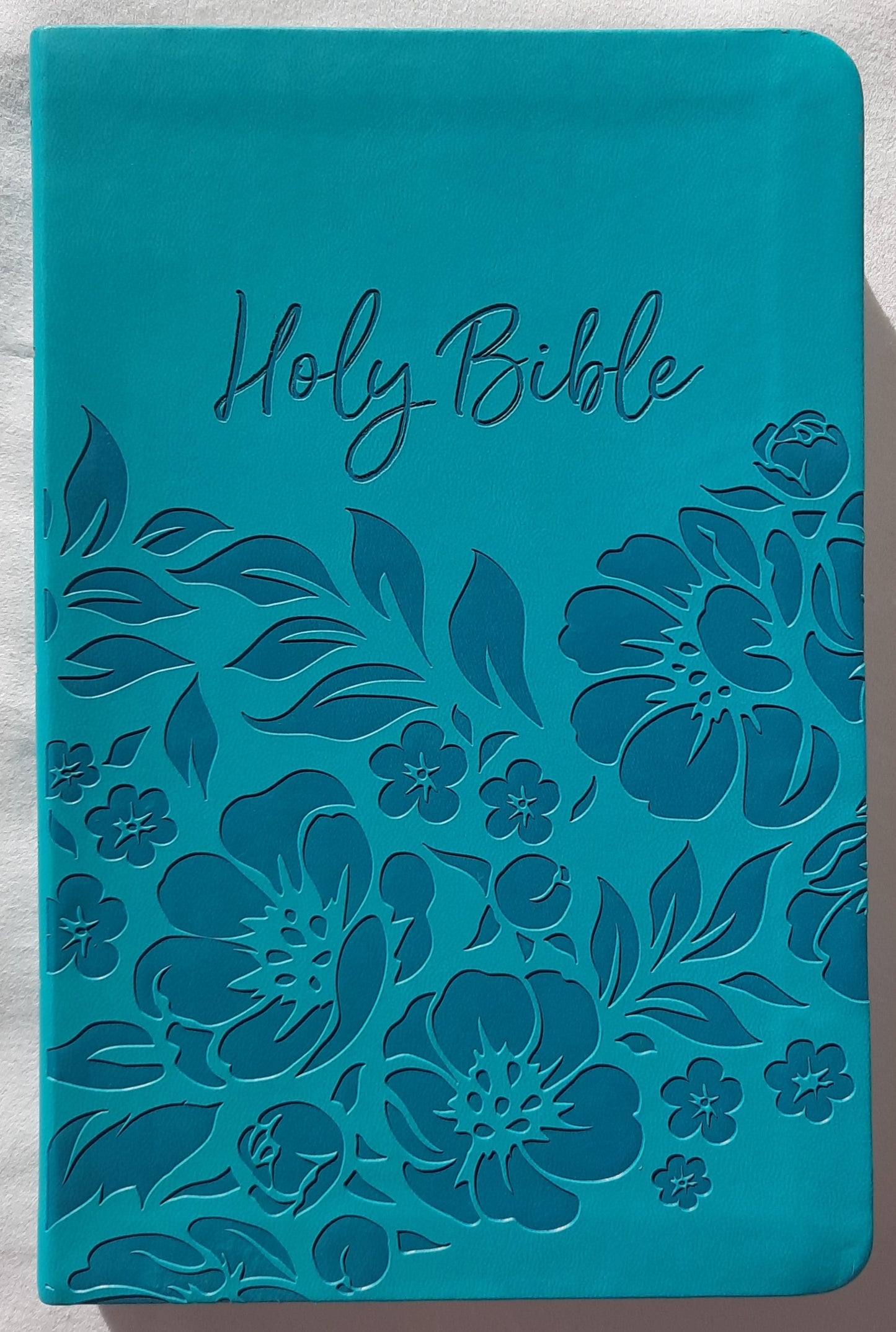 KJV Thinline Bible Value Edition (New, 2022, Teal Leathertouch, 1056 pages, Holman)