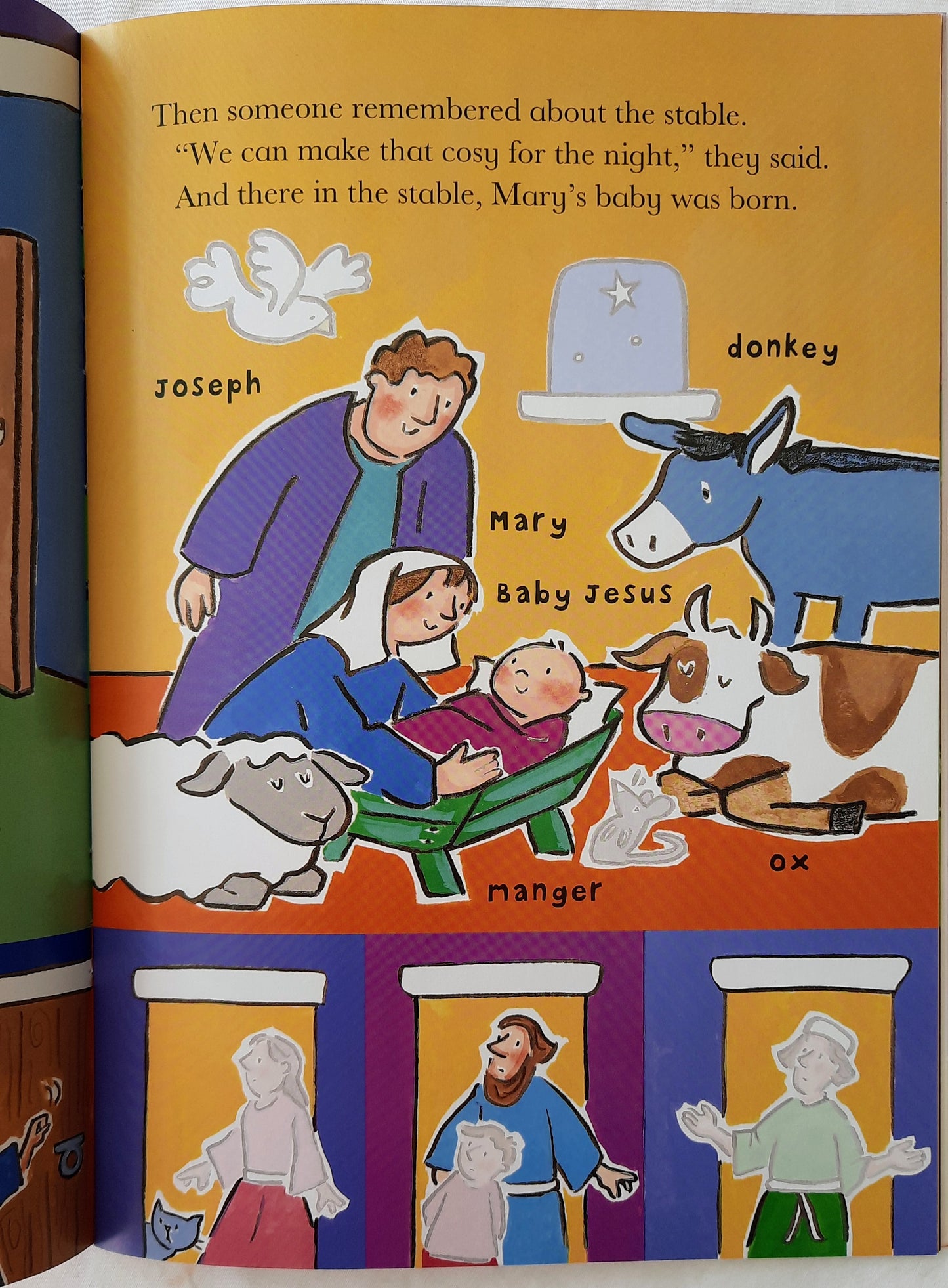 My Look and Point First Christmas stick-a-story book by Christina Goodings (New, 2013, Pbk, 16 pages, Lion Children's Books)