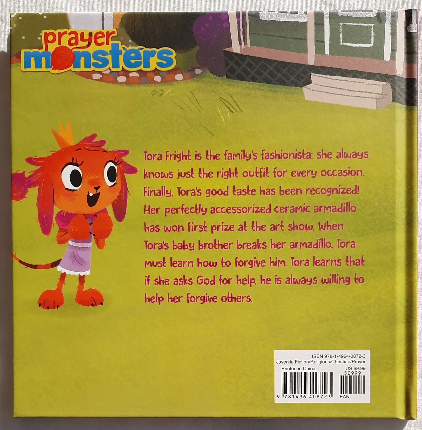 Tora Fright Patches Things Up by Tracey Madder (Prayer Monsters, New, 2017, HC, 30 pages, Tyndale)