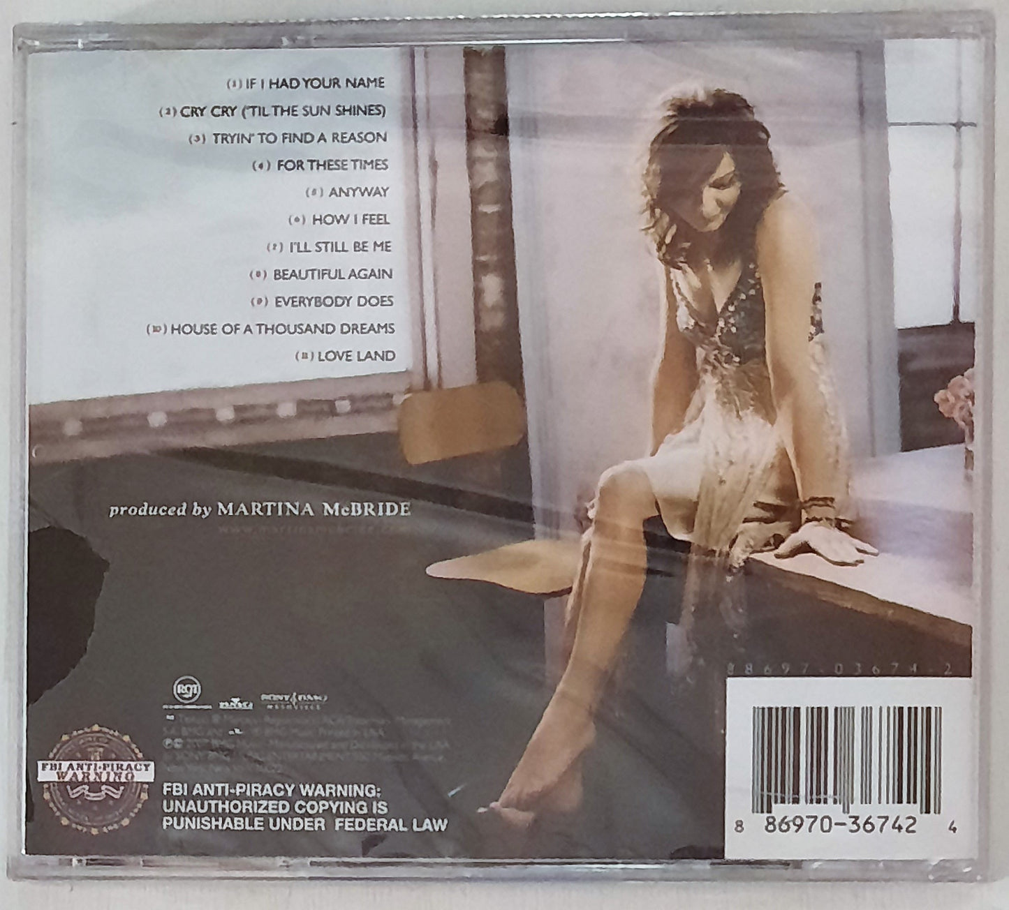 Waking Up Laughing by Martina McBride Music CD (New, 2007, RCA Records)