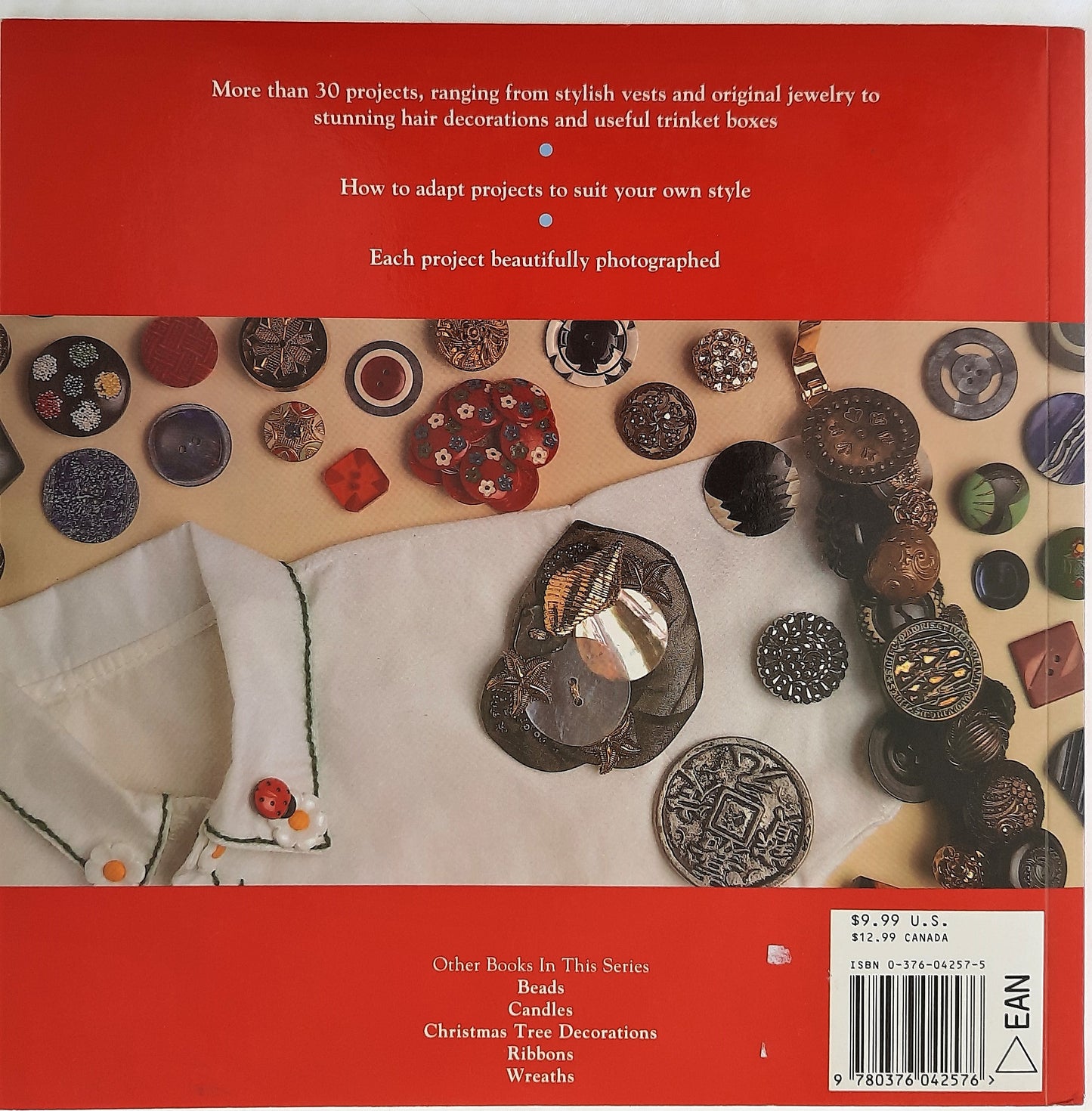 Keepsake Crafts: Buttons by Jo Moody (Very Good, Pbk, 1995, 63 pages, Sunset Books)