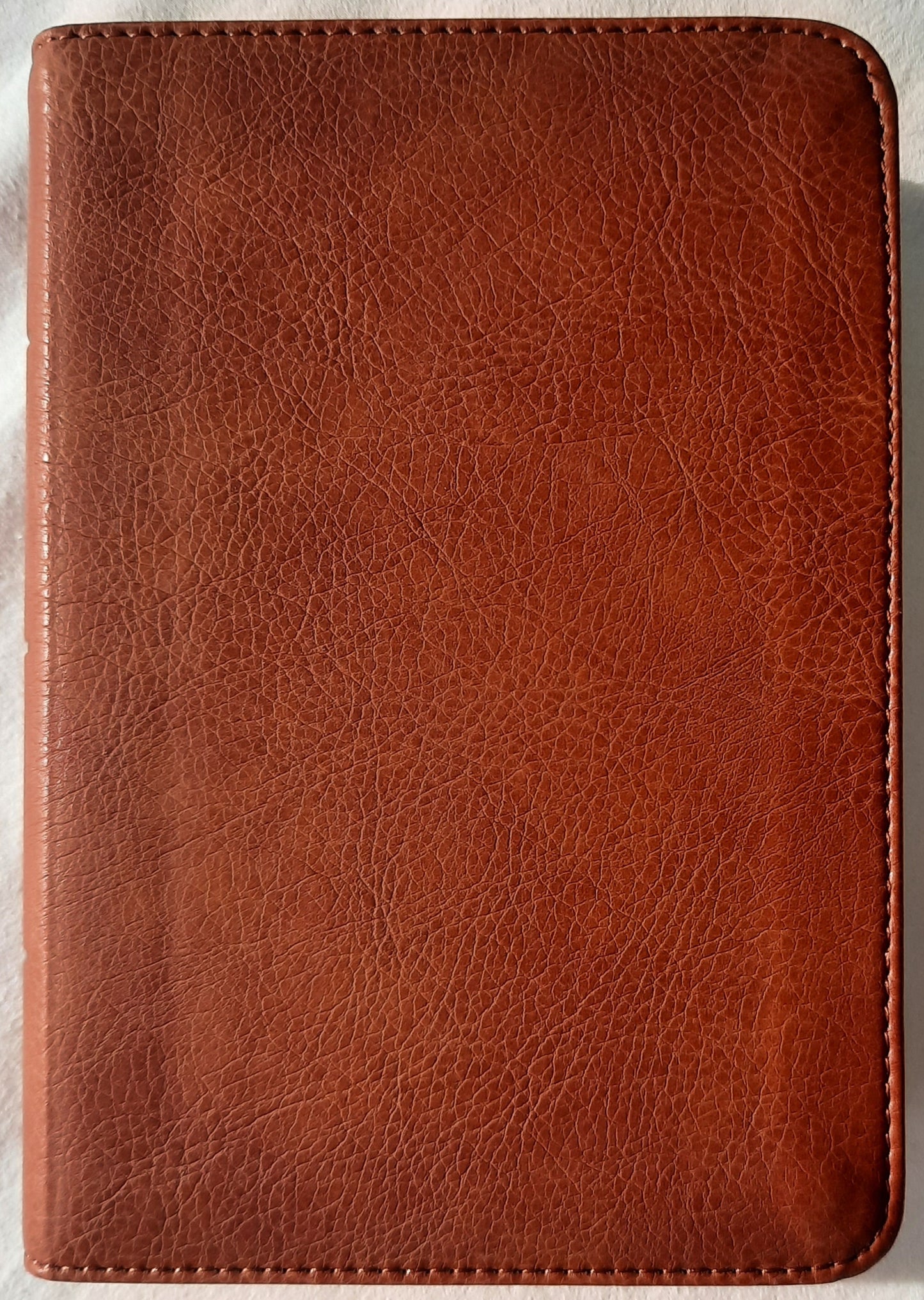 NASB Large Print Compact Reference Bible (New, 2022, Burnt Sienna LeatherSoft, 1776 pages, Holman)