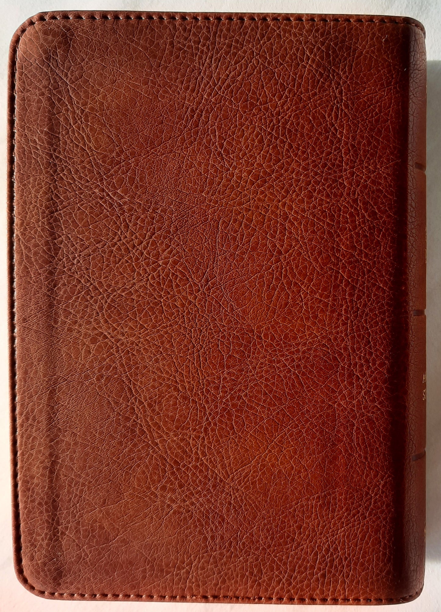 NASB Large Print Compact Reference Bible (New, 2022, Burnt Sienna LeatherSoft, 1776 pages, Holman)