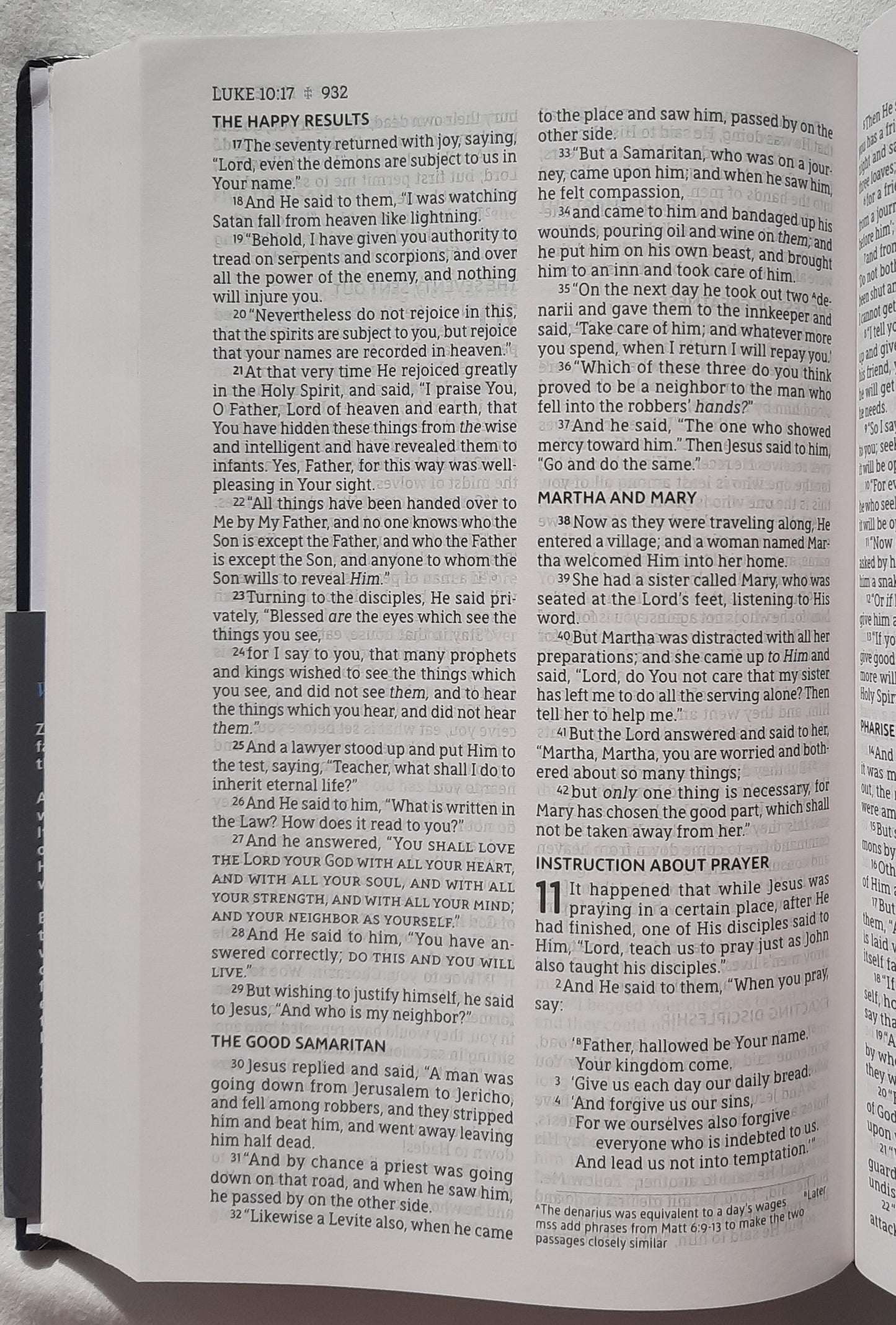 NASB Thinline Pew & Worship Bible (New, 2020, HC, 1136 pages, Zondervan)