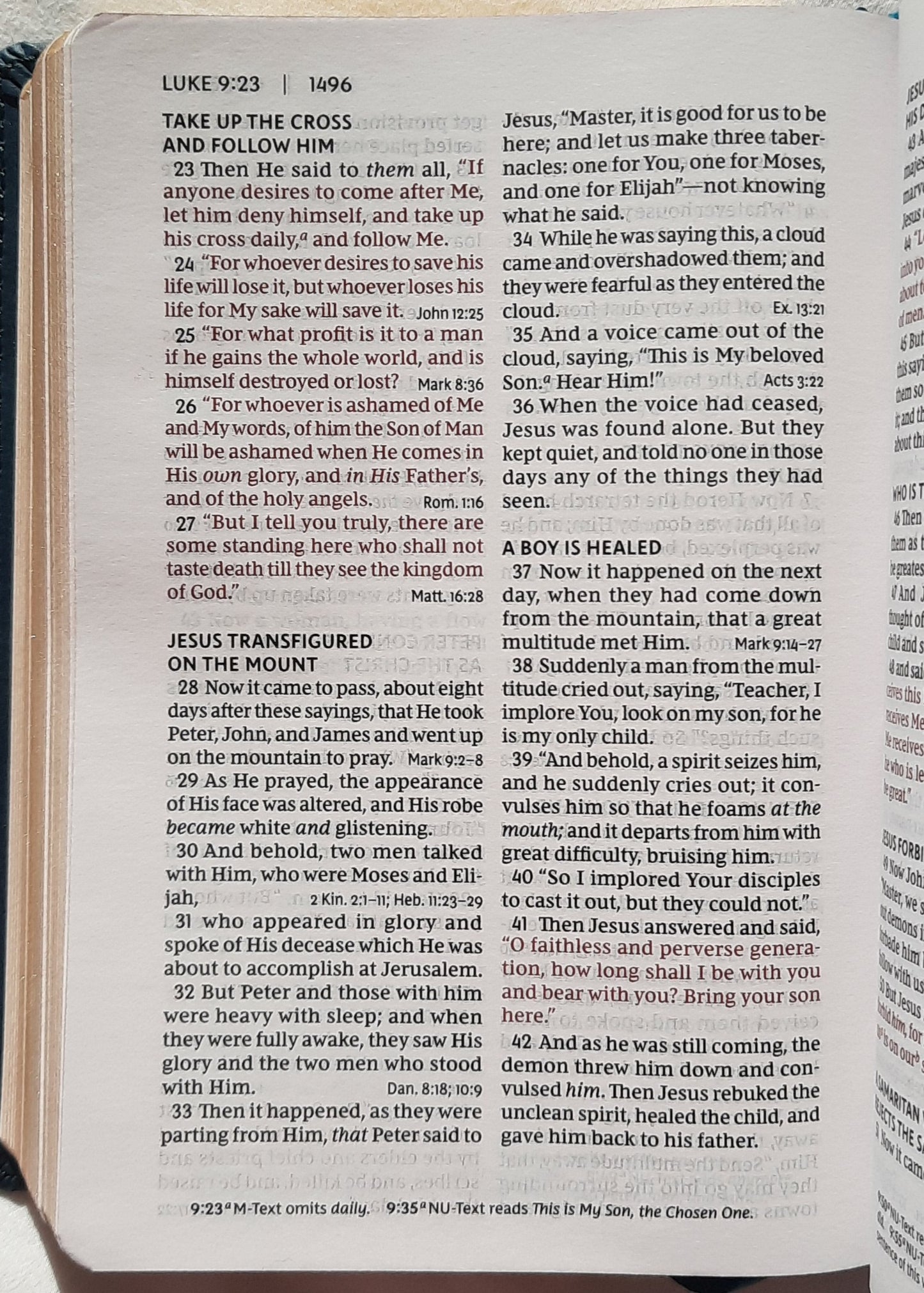 NKJV Compact Reference Bible Teal Leathersoft (New, 2020, Leathersoft, 1856 pages, Thomas Nelson)