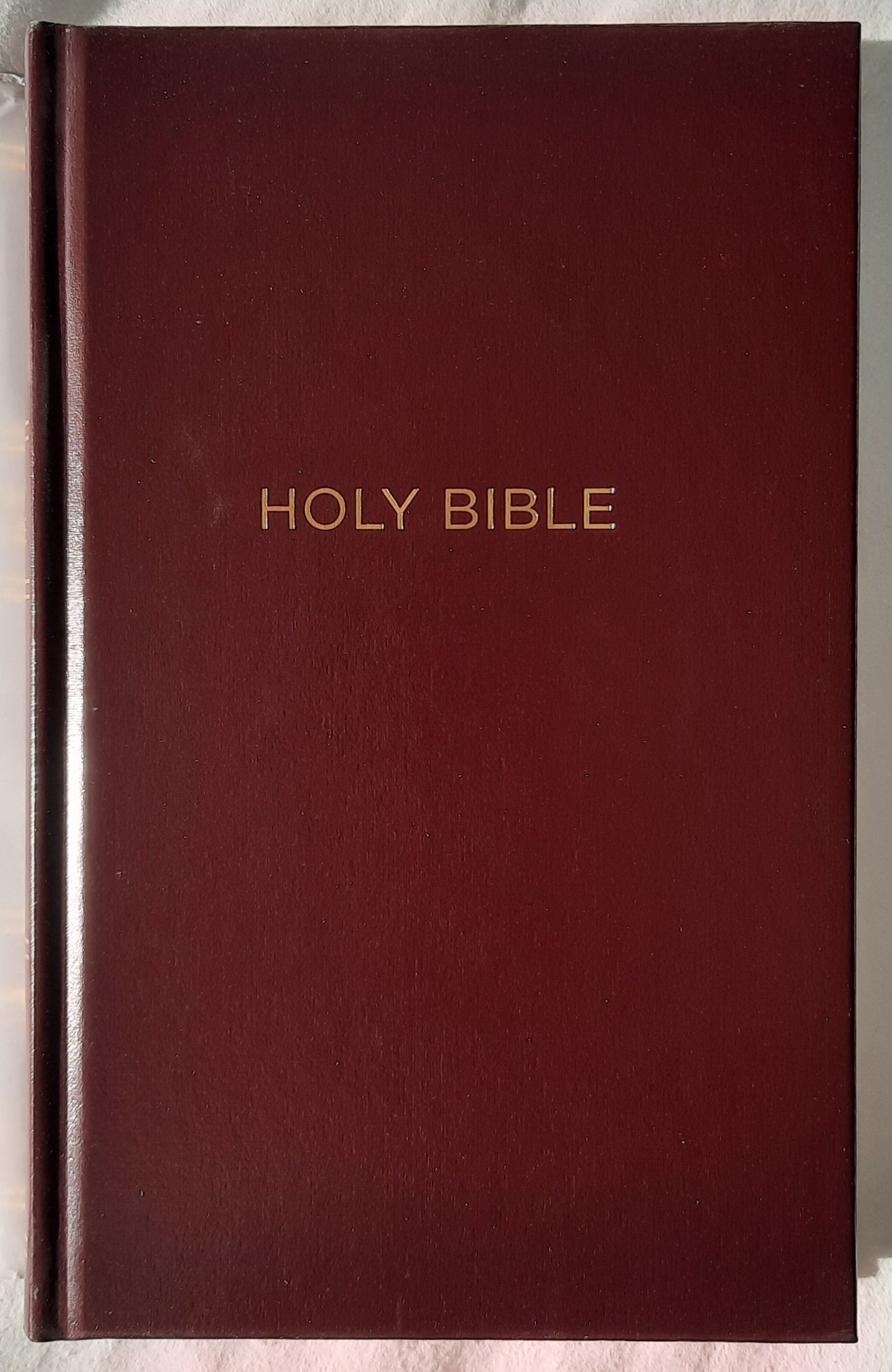 NKJV Pew Bible (New, 2018, HC, Burgundy, 880 pages, Thomas Nelson, Red letter)