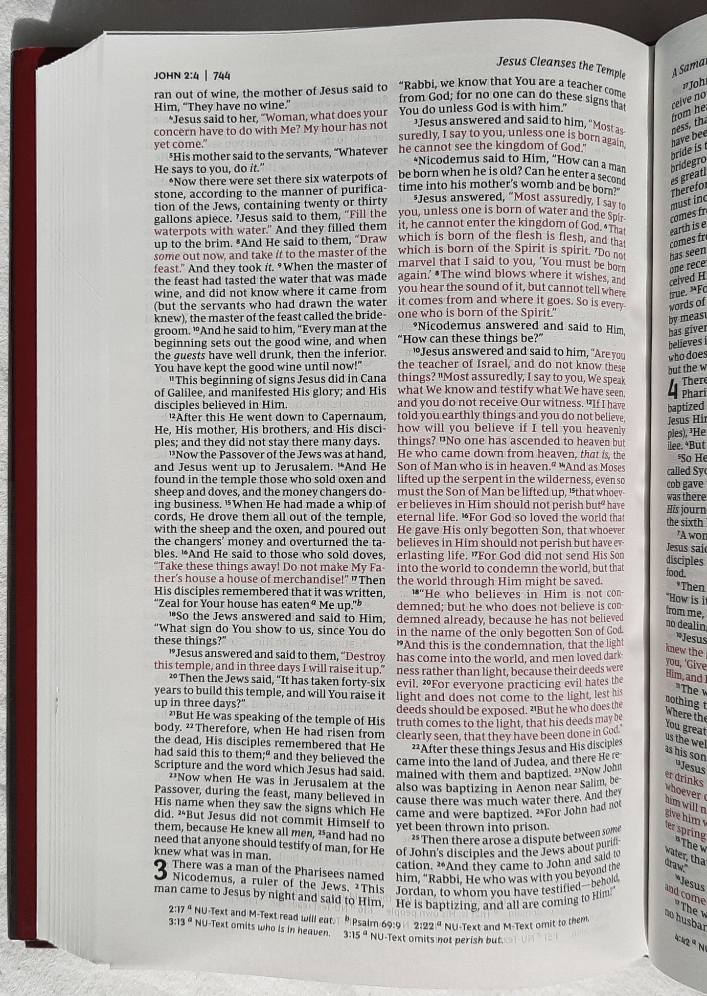 NKJV Pew Bible (New, 2018, HC, Burgundy, 880 pages, Thomas Nelson, Red letter)