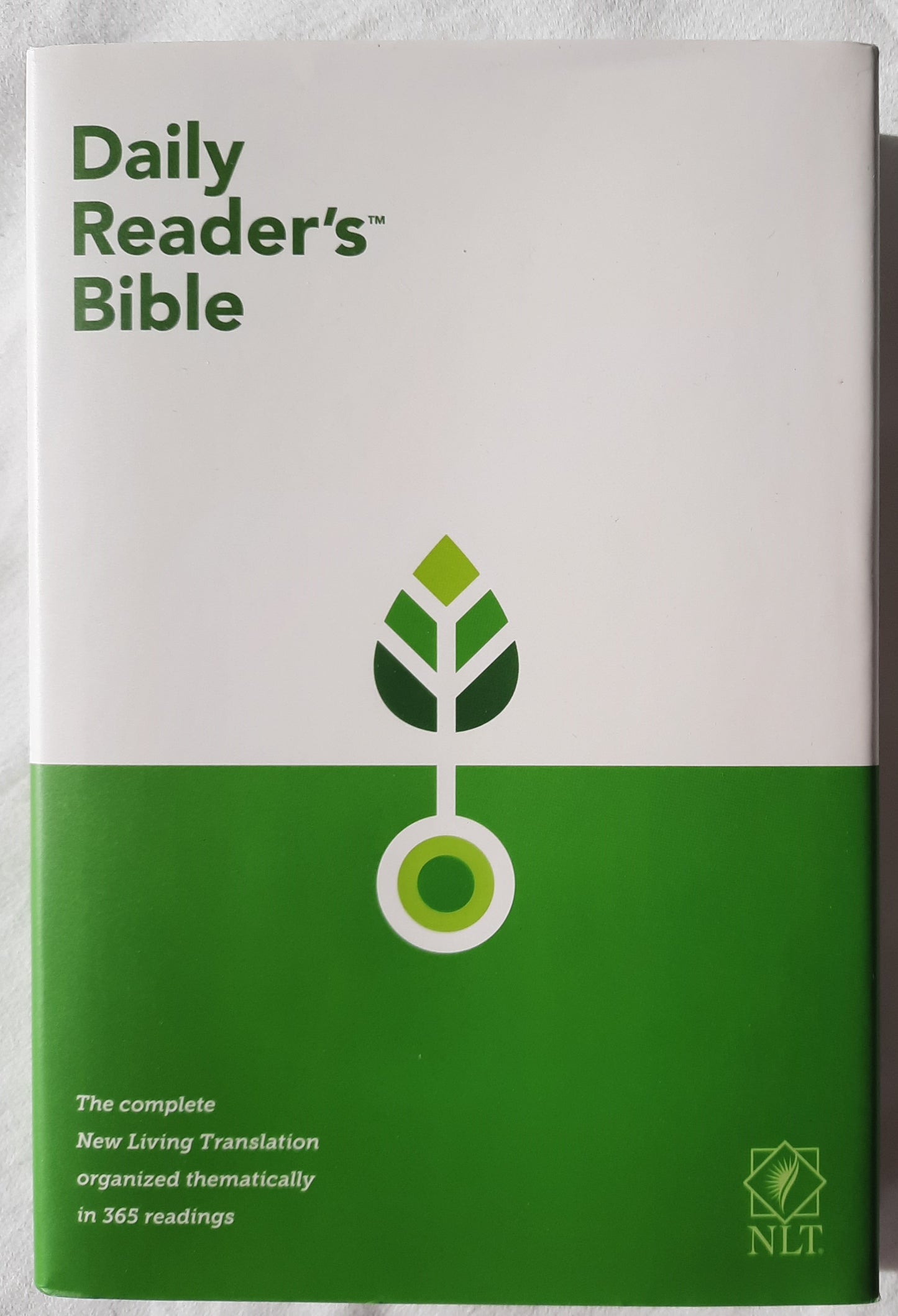 NLT Daily Reader's Bible (New, 2020, HC, 1123 pages, Tyndale House, Red Letter)