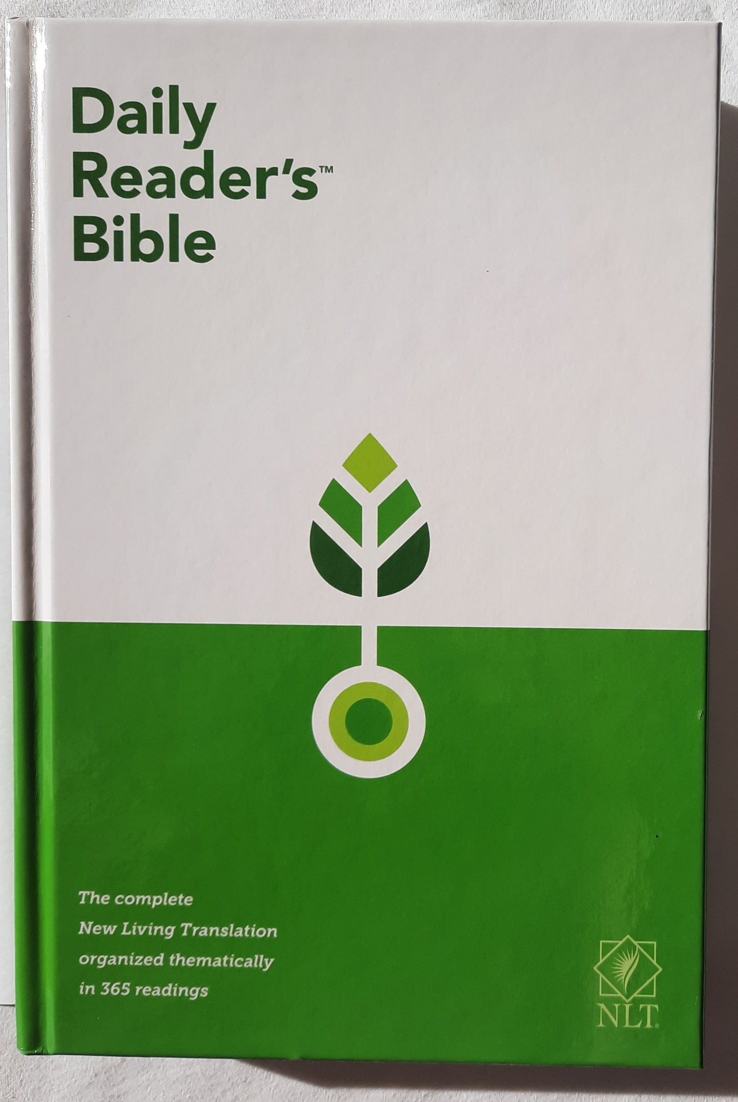 NLT Daily Reader's Bible (New, 2020, HC, 1123 pages, Tyndale House, Red Letter)