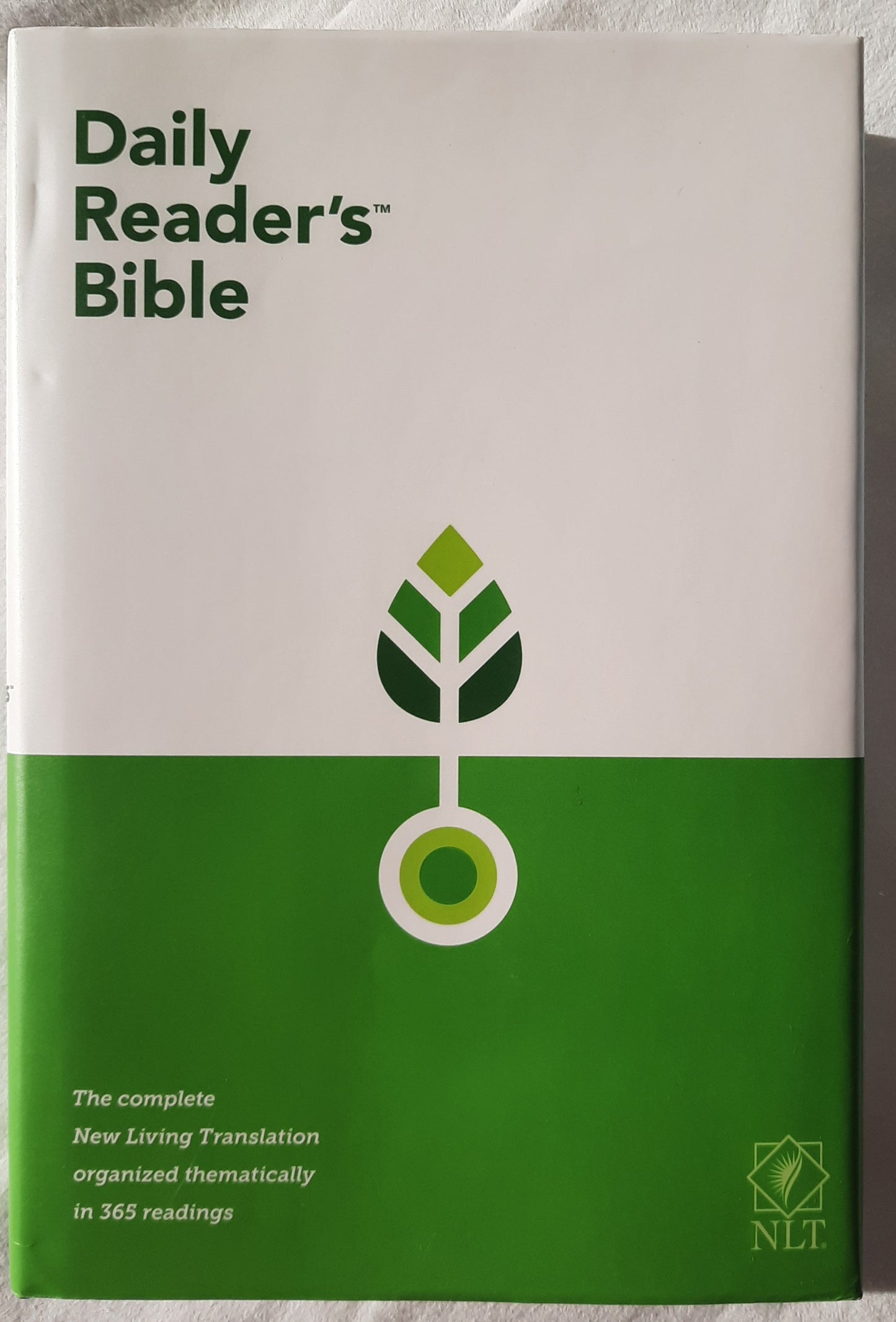 NLT Daily Reader's Bible (New, 2020, HC, 1123 pages, Tyndale House, Red Letter)
