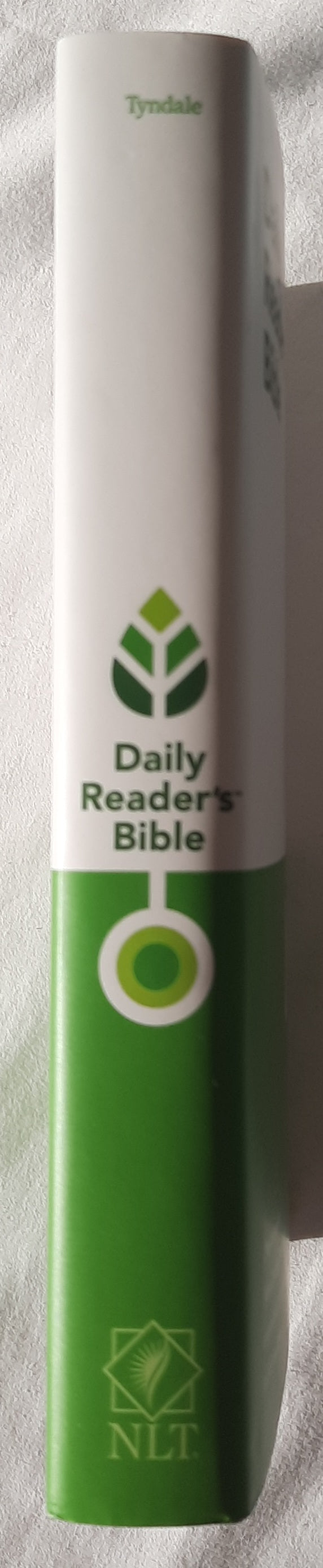 NLT Daily Reader's Bible (New, 2020, HC, 1123 pages, Tyndale House, Red Letter)