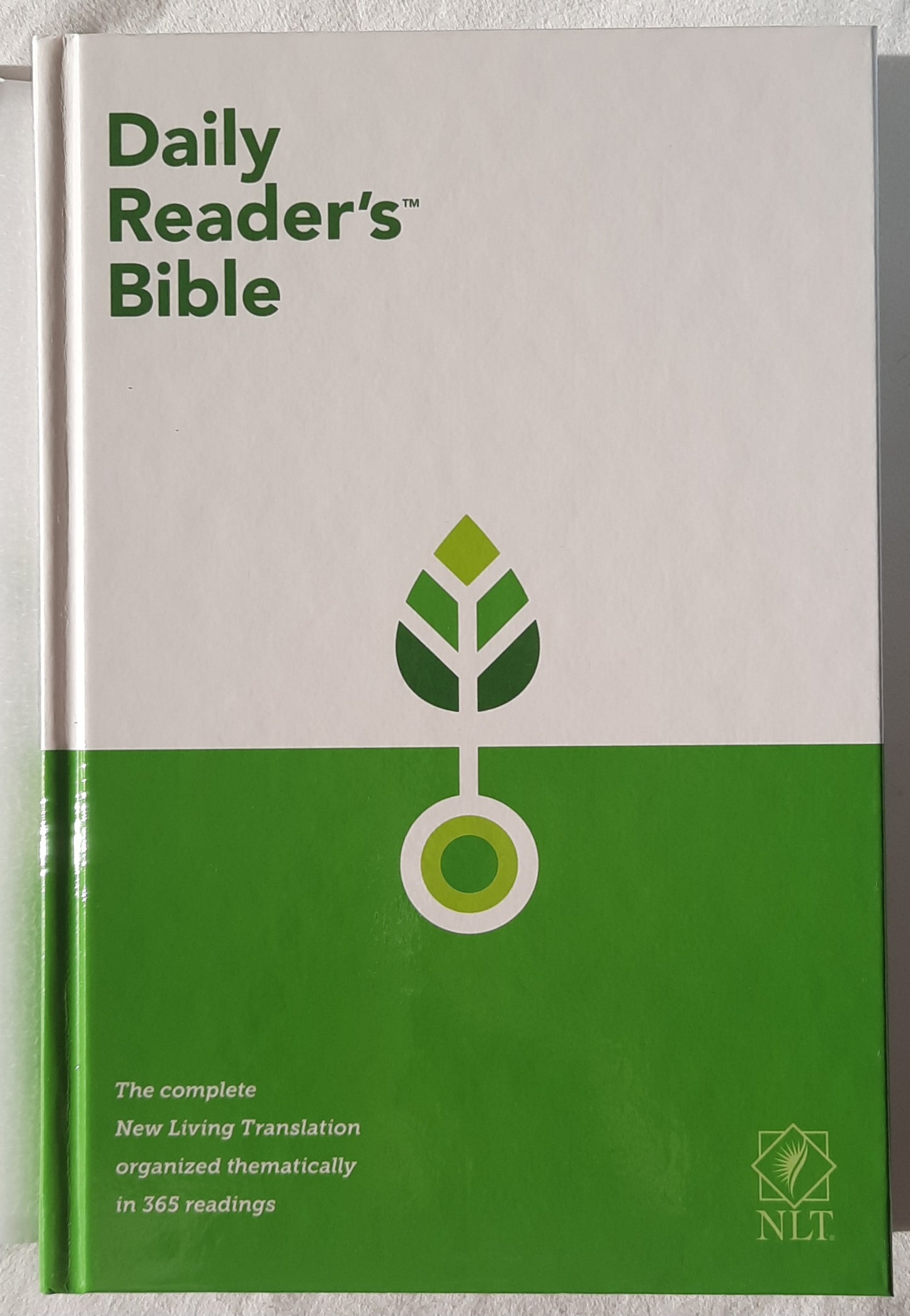 NLT Daily Reader's Bible (New, 2020, HC, 1123 pages, Tyndale House, Red Letter)