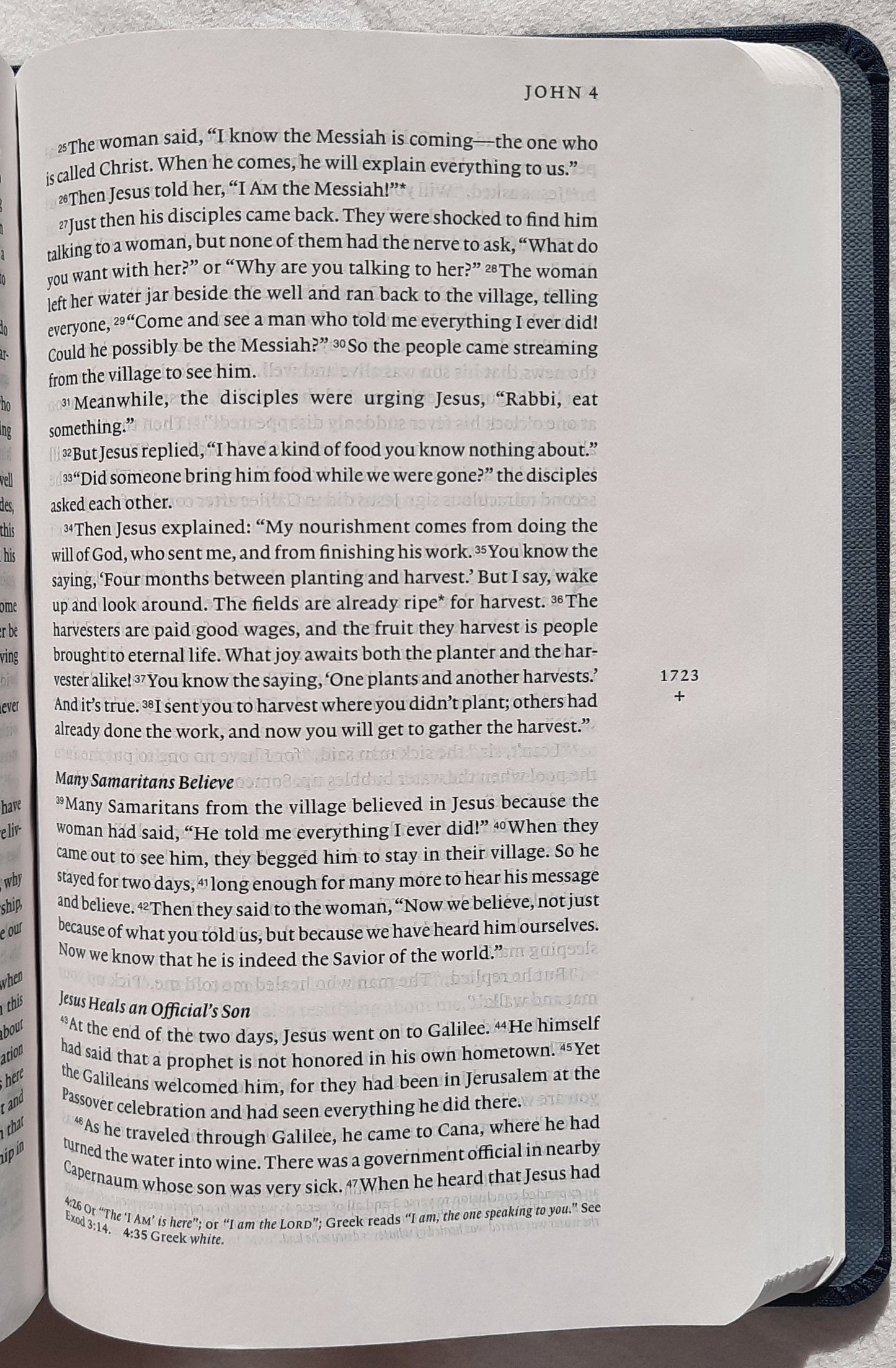 NLT Filament Edition Bible (New, 2018, HC Cloth, Midnight Blue, 2179 pages, Tyndale House)