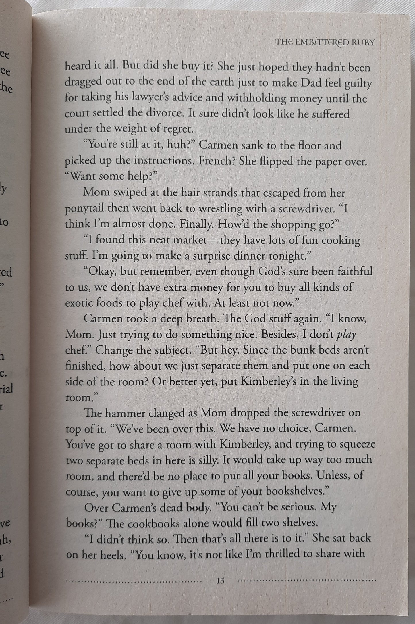 The Embittered Ruby by Nicole O'Dell (Diamond Estates #2, New, Pbk, 2012, 368 pages, Barbour)