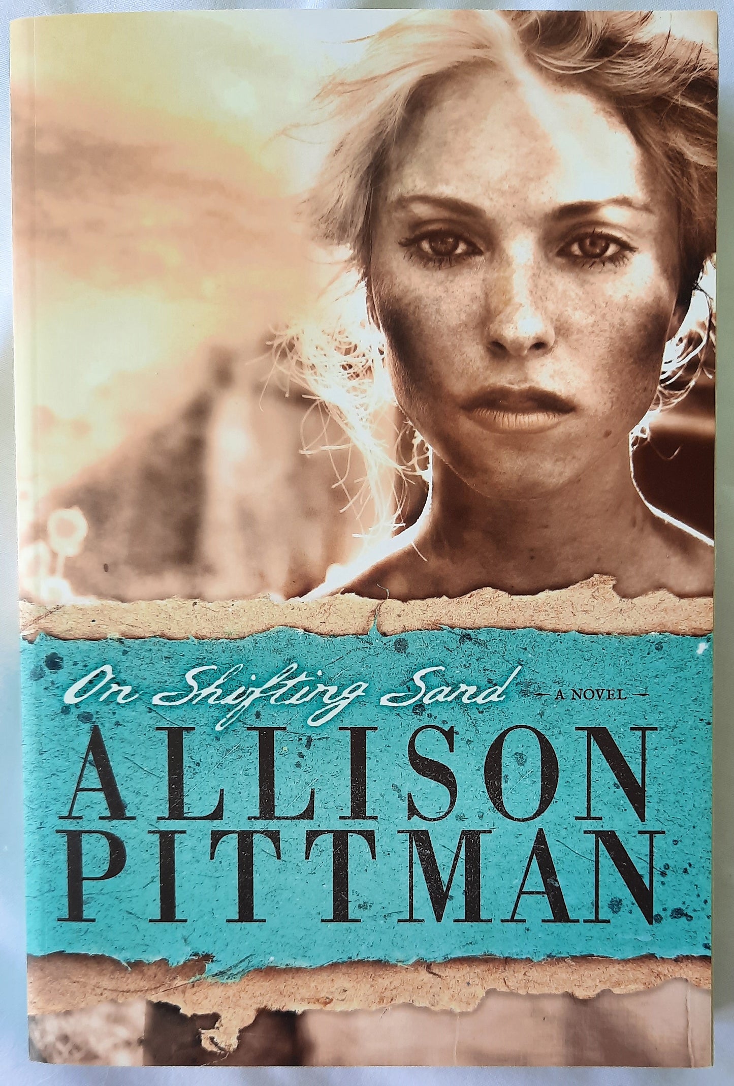 On Shifting Sand by Allison Pittman (Like new, 2015, Pbk, 398 pages, Tyndale Fiction)