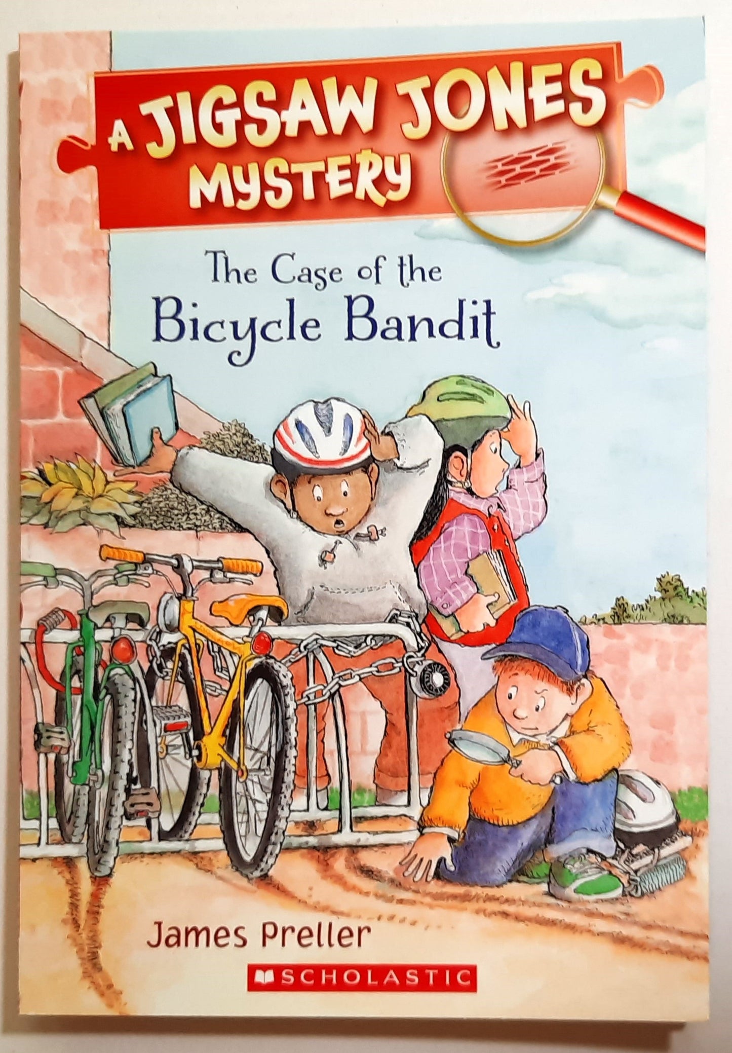Jigsaw Jones: The Case of the Bicycle Bandit by James Preller (New, 2018, Pbk, 96 pages, Scholastic)
