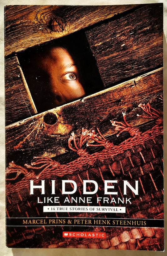 Hidden Like Anne Frank by Marcel Prins; Peter Henk Steenhuis (Very good, 2014, Pbk, 211 pages, Scholastic)