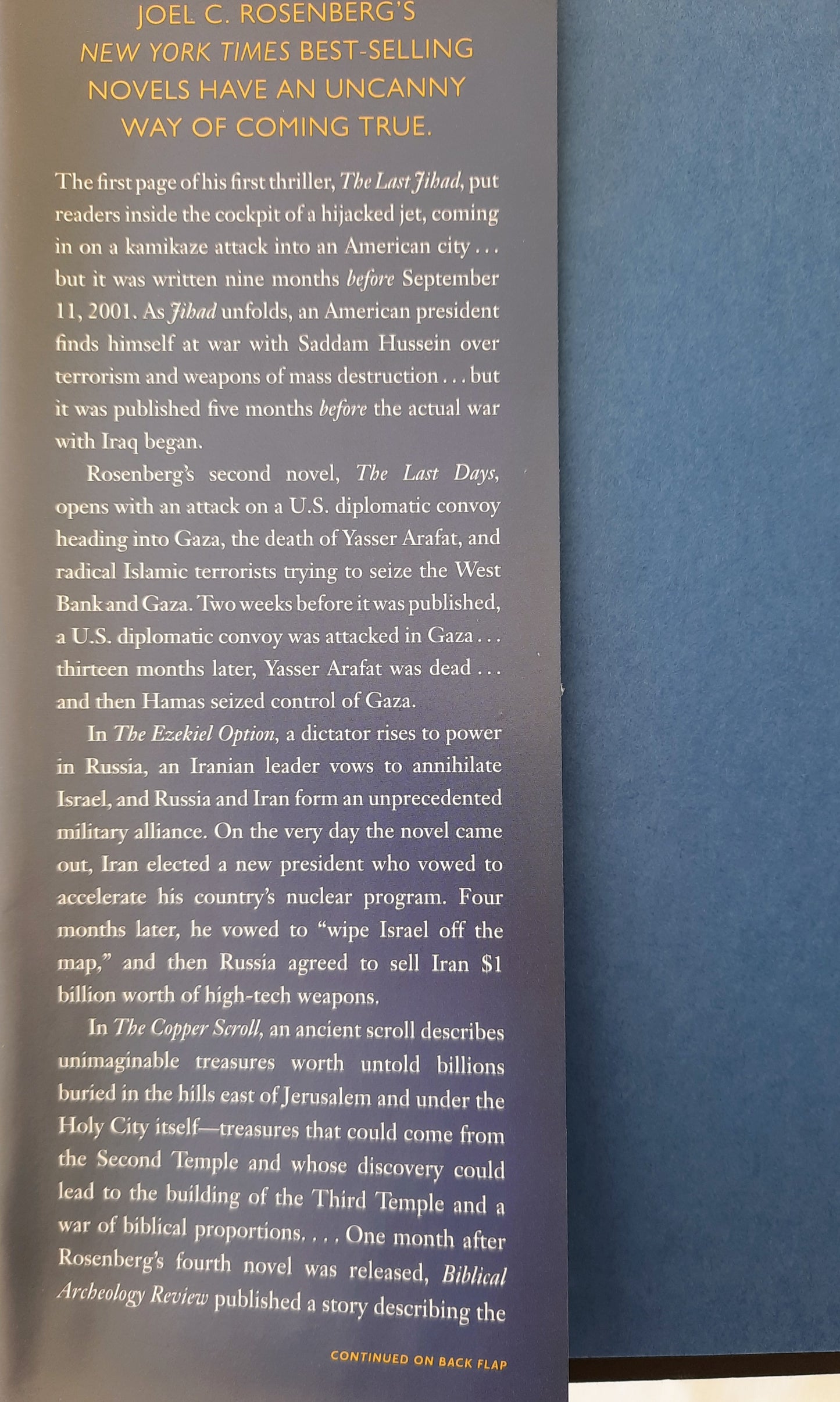 Dead Heat #5 by Joel C. Rosenberg (The Last Jihad, New, HC, 2008, 400 pages, Tyndale Fiction)