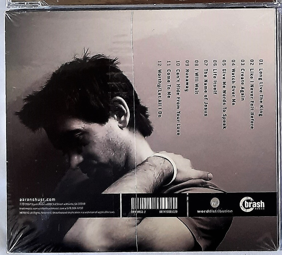Whispered and Shouted Aaron Shust Christian Music CD (New, Brash Records, 2007)