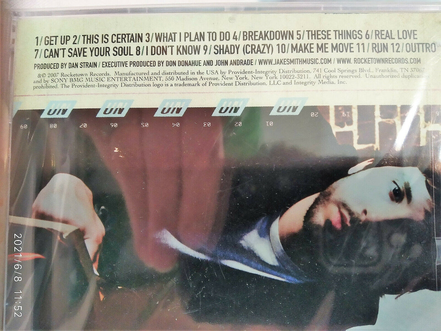Real by Jake Smith Christian Music CD (New, 2007, Rocketown Records)