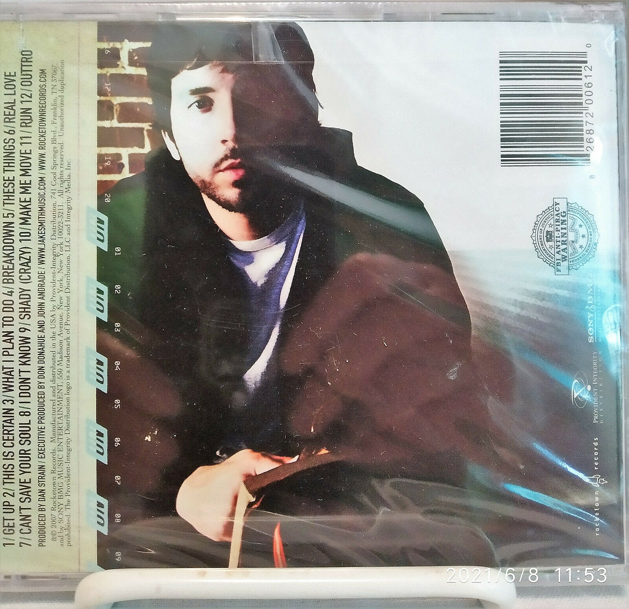 Real by Jake Smith Christian Music CD (New, 2007, Rocketown Records)