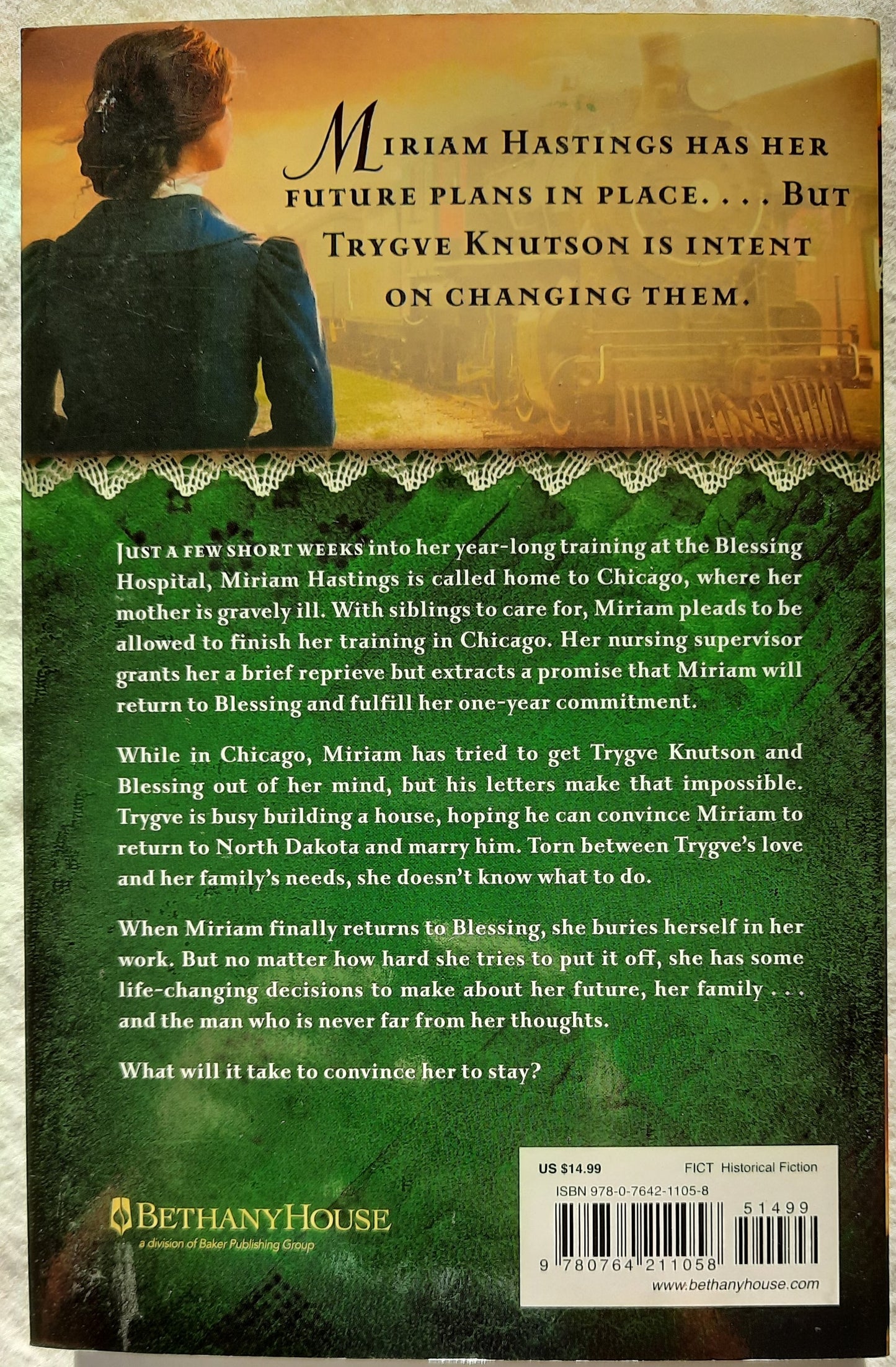 A Harvest of Hope by Lauraine Snelling (Song of Blessing, New, 2015, HC, 348 pages, Bethany House)