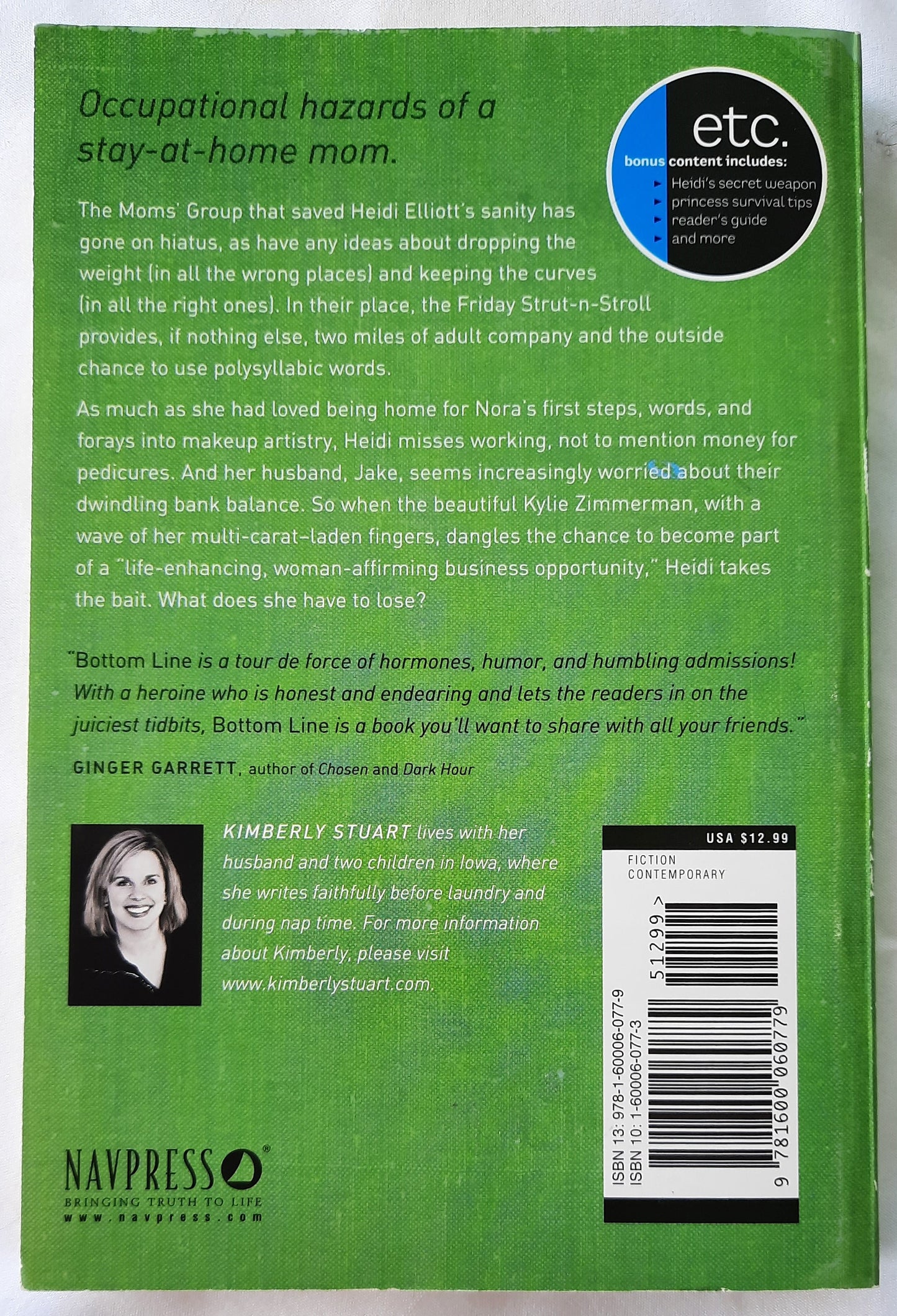 Bottom Line #2 by Kimberly Stuart (Heidi Elliott, New, 2007, Pbk, 272 pages, NavPress)