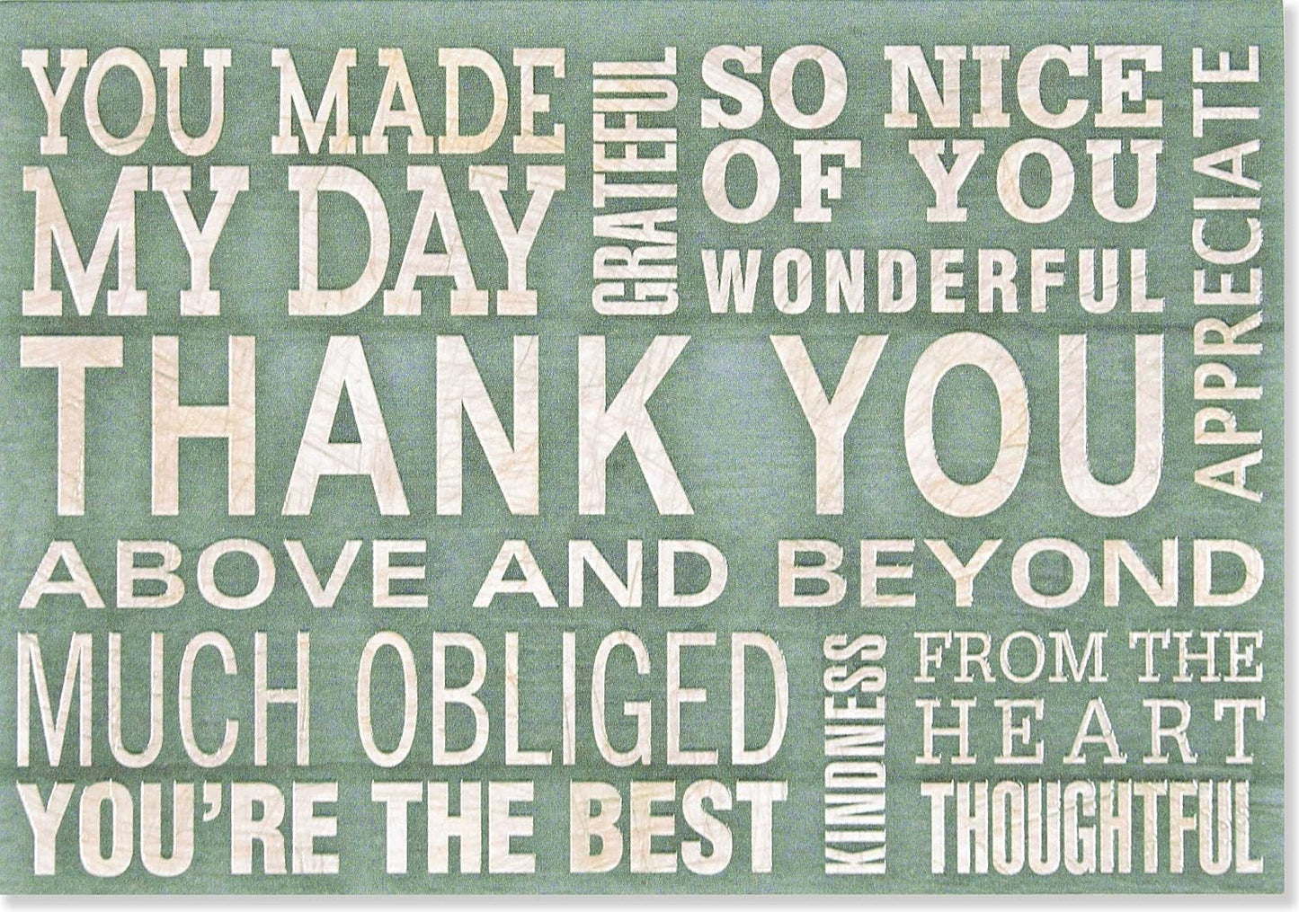 Above and Beyond Thank You Notes (New, 2014, 14 cards/15 envelopes)
